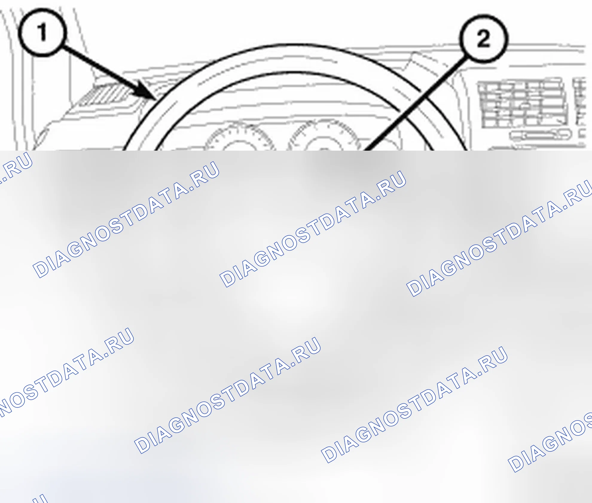 Рис. 23: ПОДУШКА БЕЗОПАСНОСТИ ВОДИТЕЛЯ. Jeep Compass I