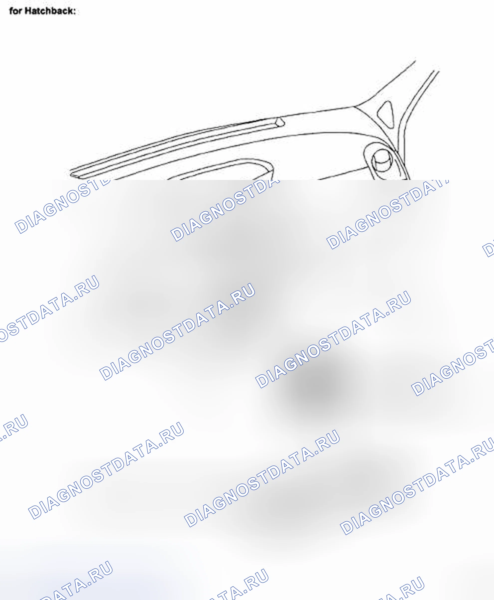 Рис. 304: Идентификация компонентов двигателя воздуходувки (1 из 2). Toyota Yaris II