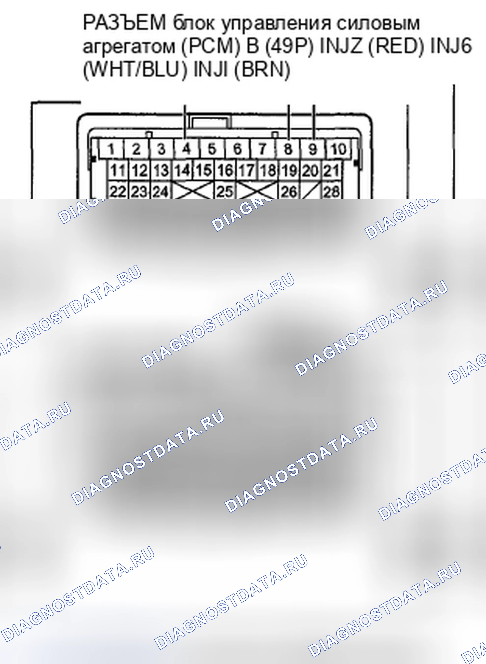 Рис. 107: расшифровка кода ошибки P0301, P0302, P0303, P0304, P0305, P0306: Обнаружен пропуск зажигания цилиндра № 1; цилиндр № 2 Misfir. Honda Pilot II