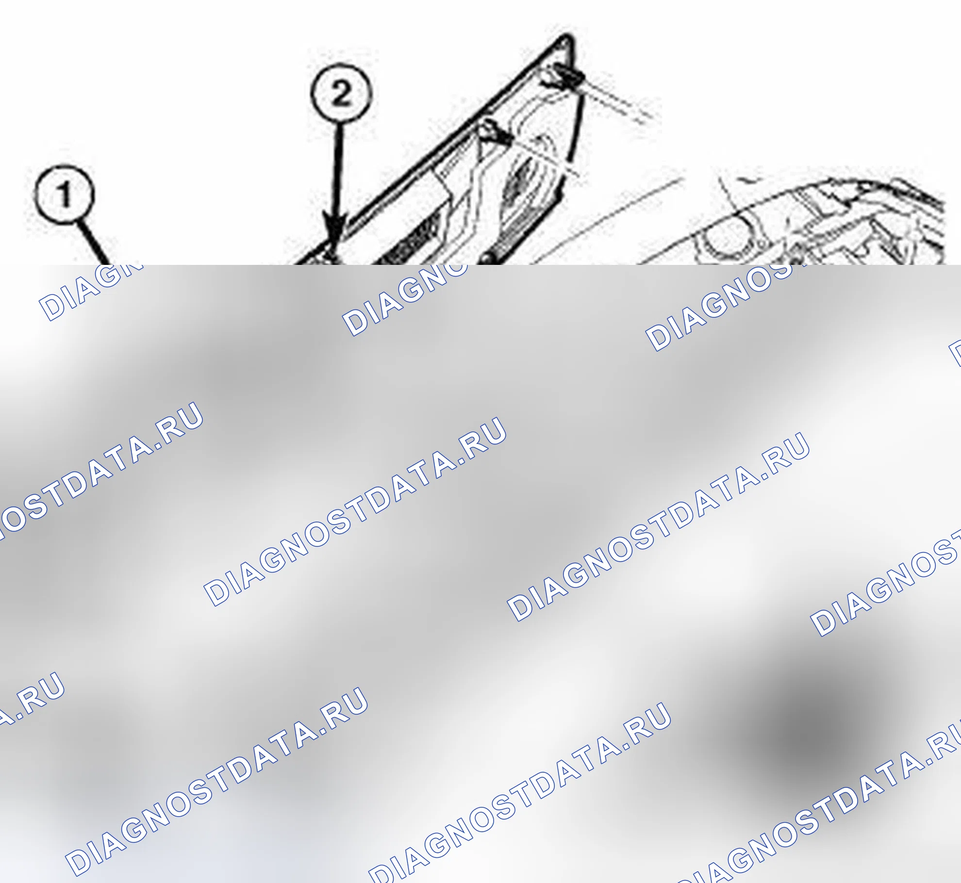 Рис. 147: ДЕМОНТАЖ. Chrysler Town & Country V рестайлинг