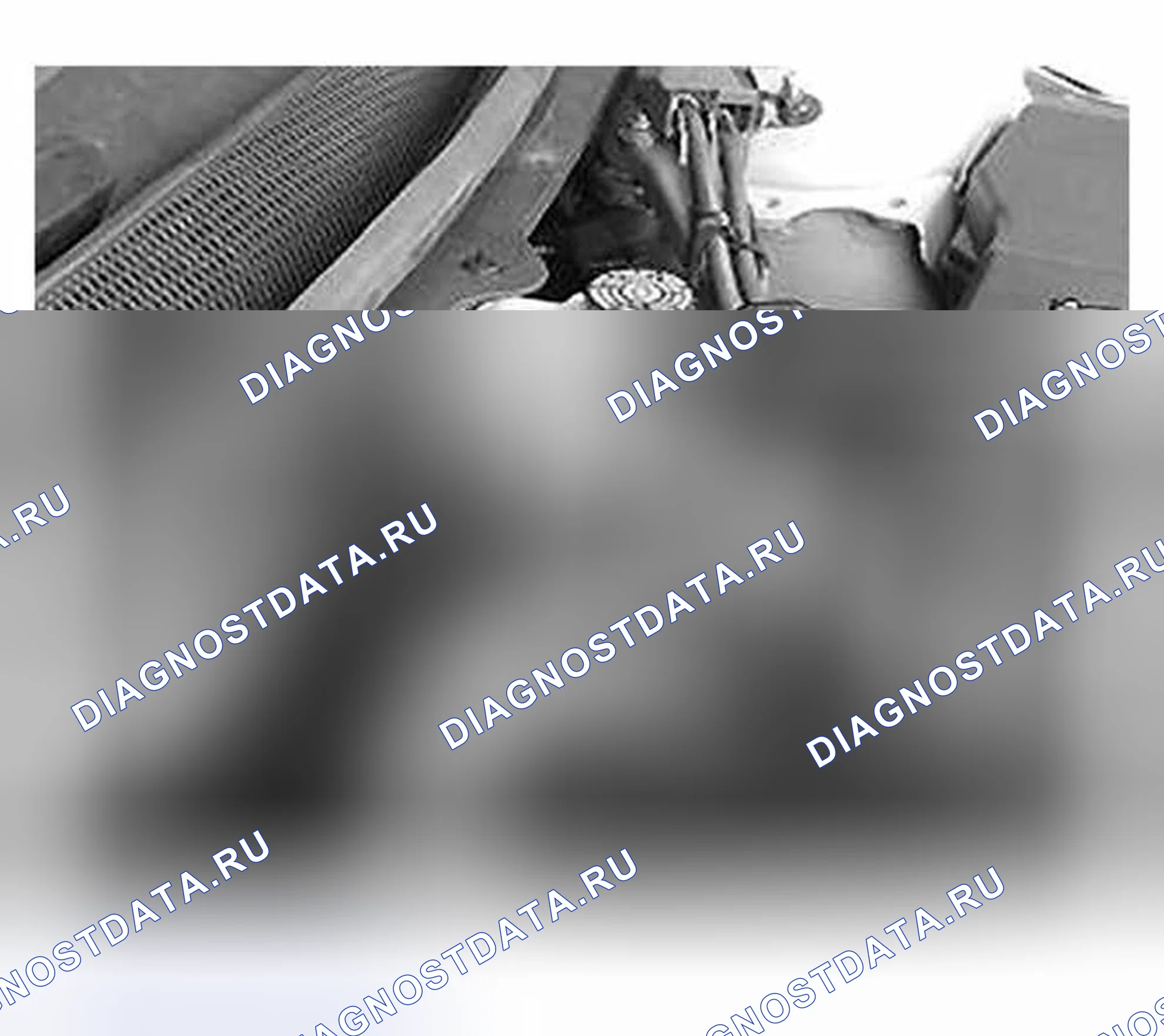 Рис. 83: Сбор трансмиссионной жидкости. Volvo XC90 I