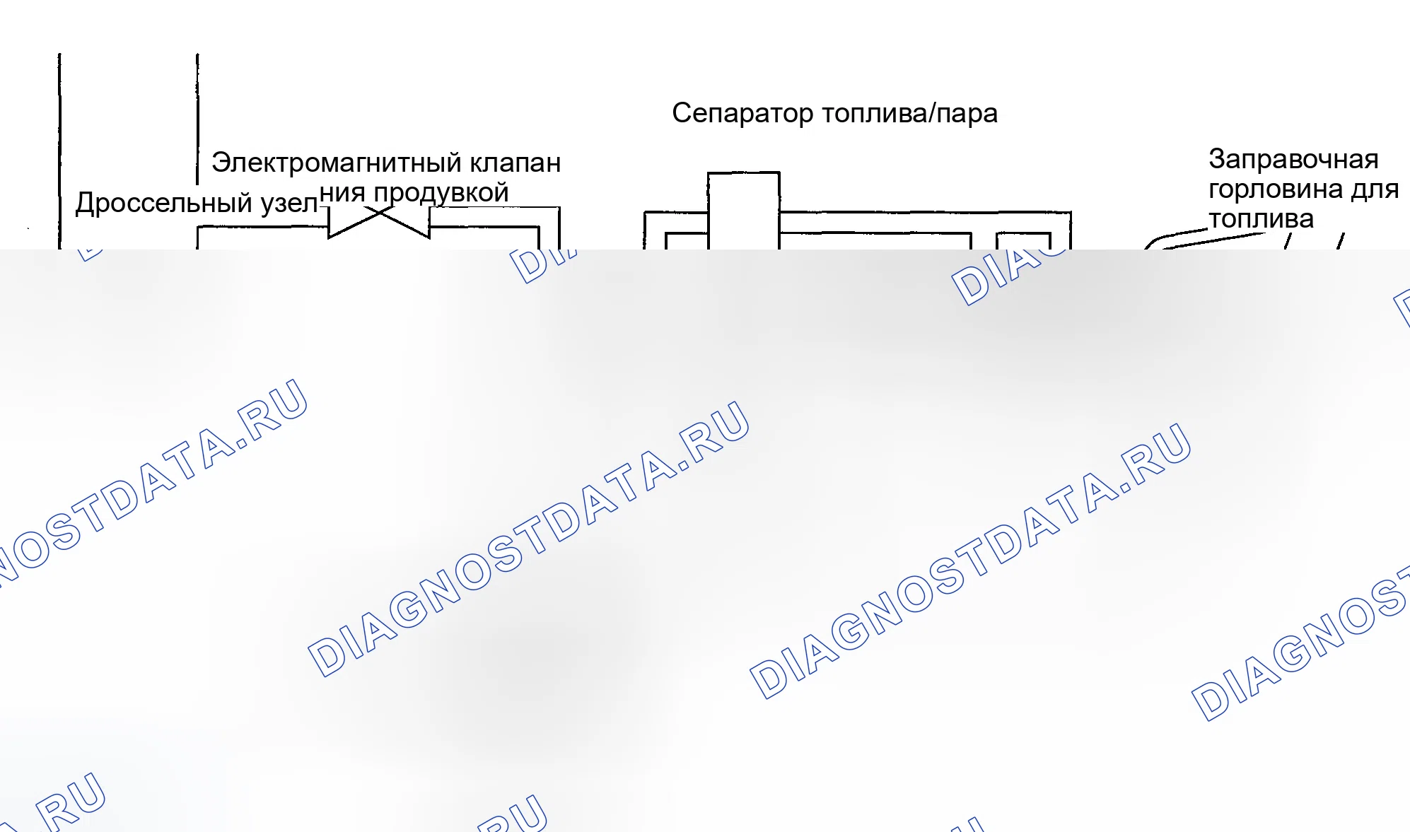 Рис. 575: ПРИНЦИПИАЛЬНАЯ СХЕМА. Hyundai Tiburon II