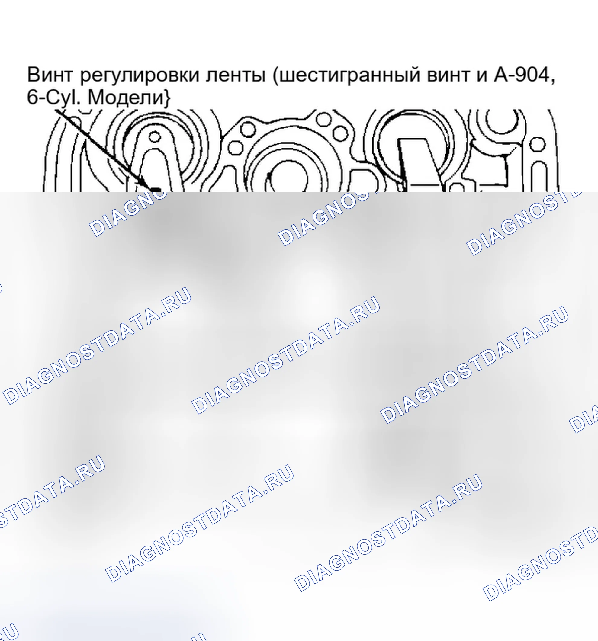 Рис. 51: НИЗКООБОРОТНАЯ (ЗАДНЯЯ) ПОЛОСА. Dodge Ram Van II