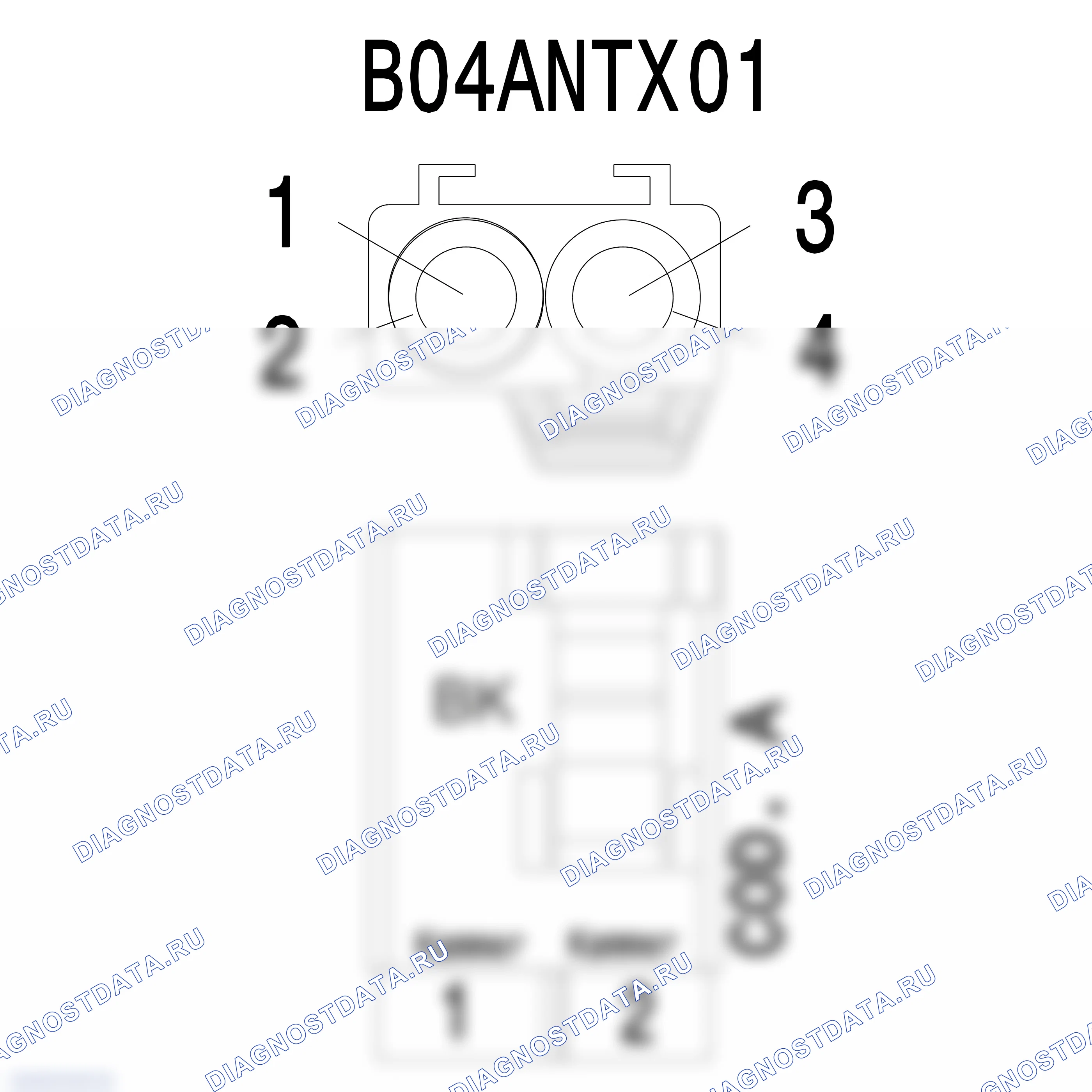 Распиновка разъёма 6Q0 035 608 — внешний вид и расположение контактов. Porsche Cayenne II рестайлинг