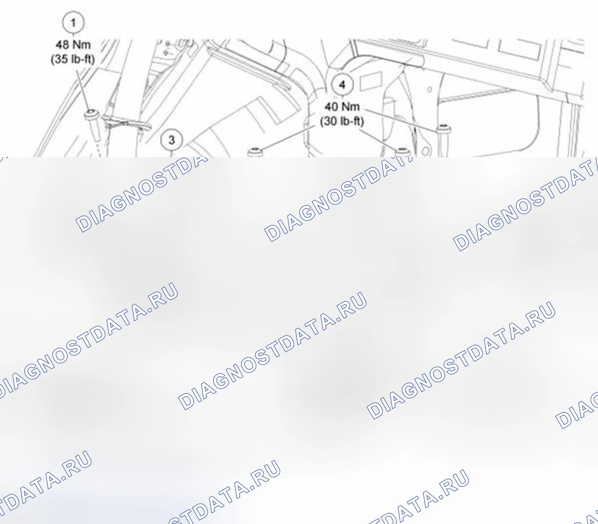 Рис. 49: Шарниры спинки сиденья - задние. Ford Fiesta Mk6