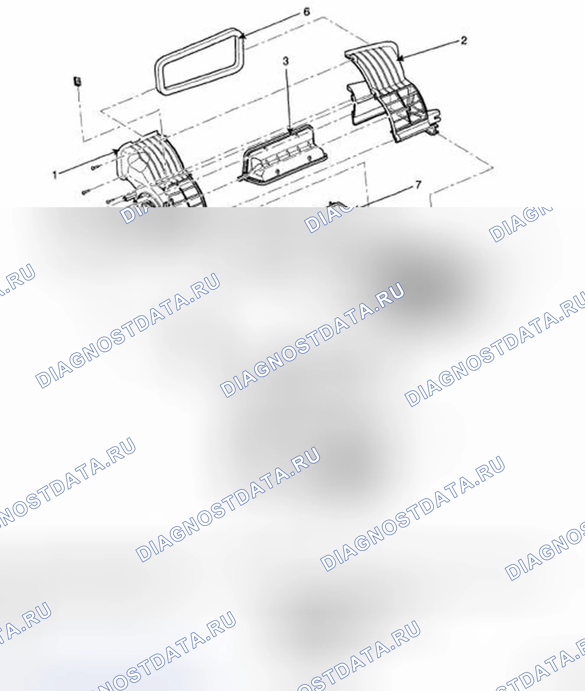 Рис. 34: Идентификация компонентов воздуходувного агрегата. Hyundai Elantra IV