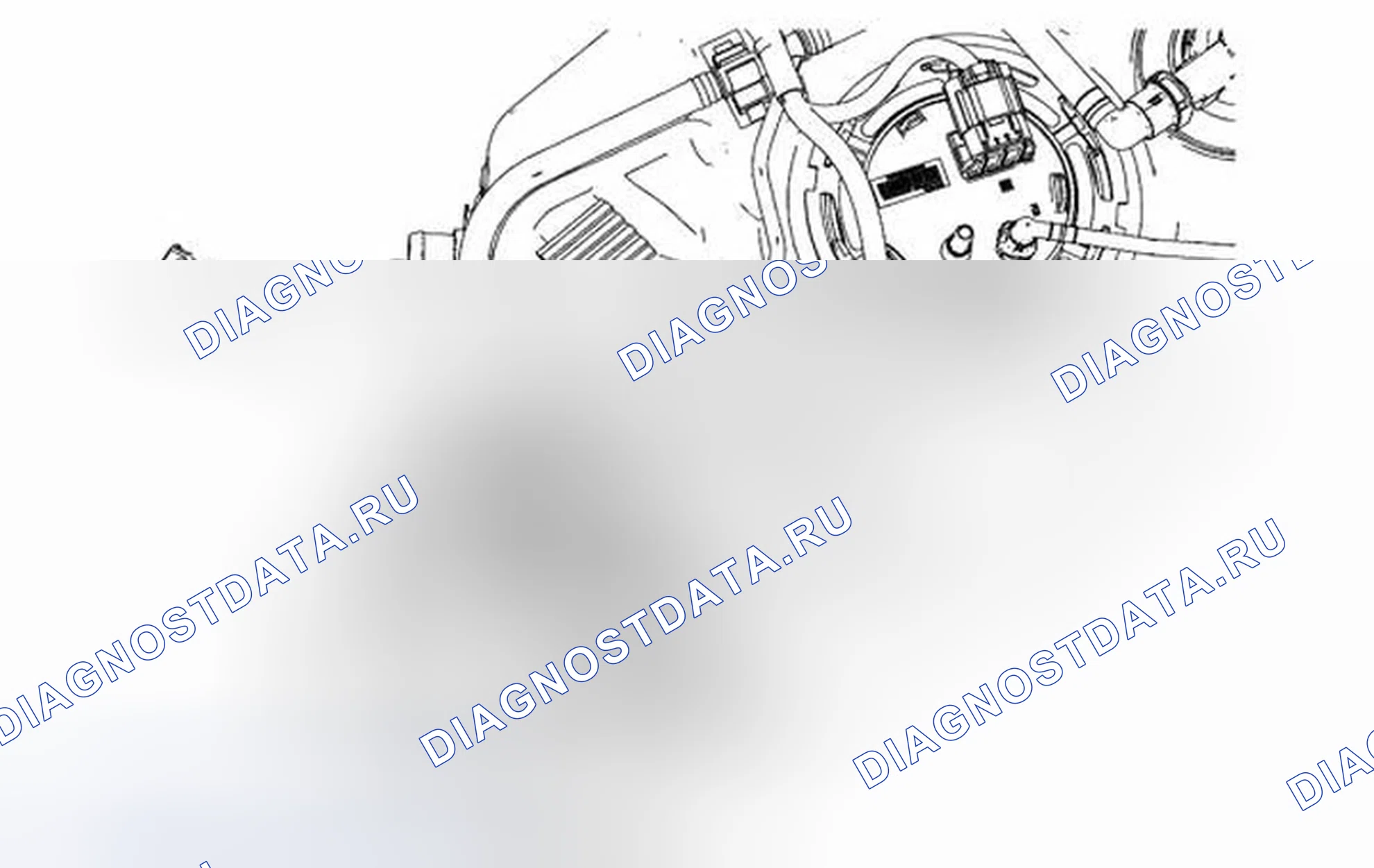 Рис. 13: Замена канистры с испарительным выбросом. Chevrolet Spark M300