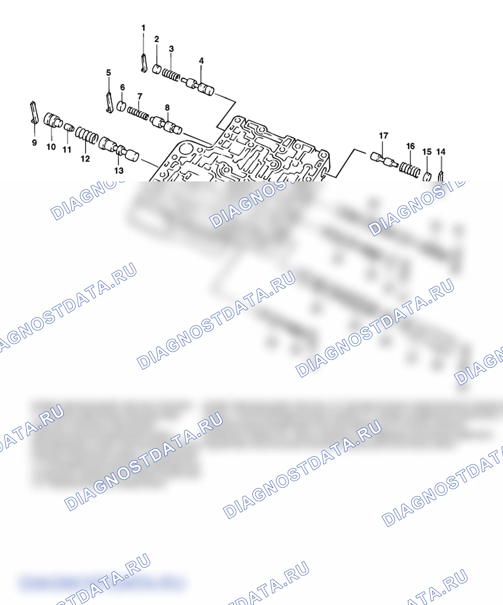 Детали корпуса клапана. Hyundai Atos MX