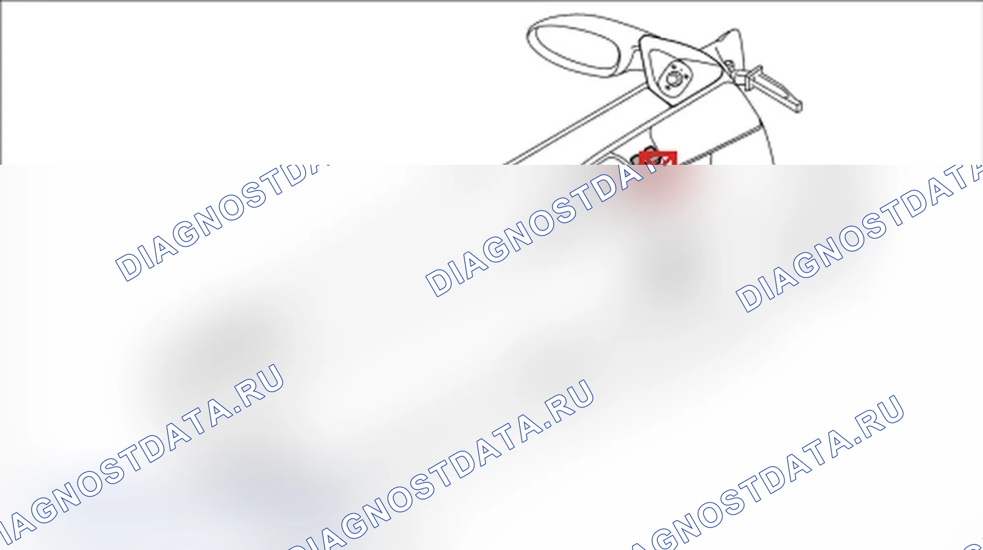 Рис. 86: Снятие выключателя для стеклоподъемников. Porsche Boxster S 987