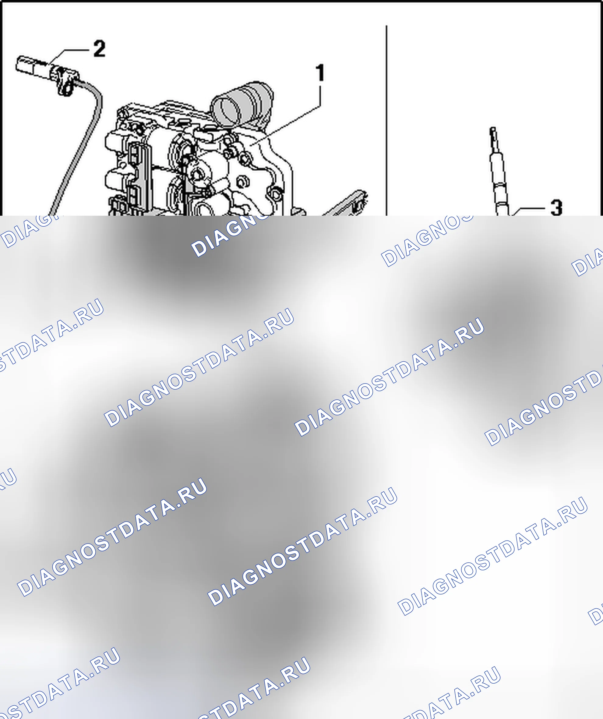 Рис. 17: ЭЛЕКТРИЧЕСКИЕ / ЭЛЕКТРОННЫЕ КОМПОНЕНТЫ И МЕСТА УСТАНОВКИ DSG R. Volkswagen Golf Mk7