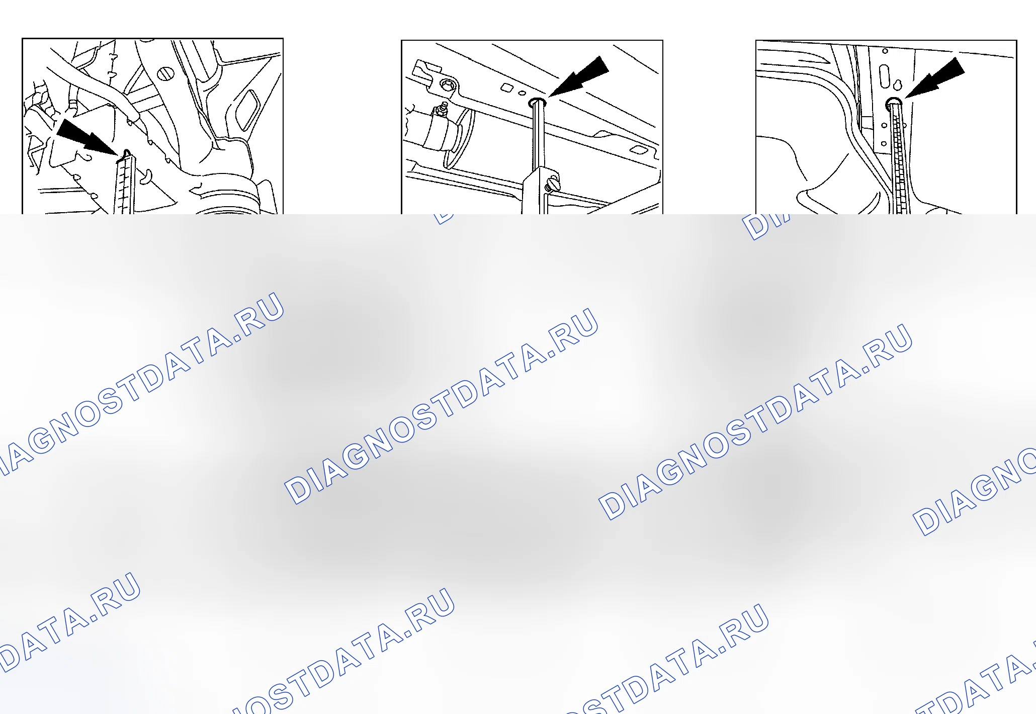 Рис. 34: Размеры нижней части тела. Hyundai Mistra II