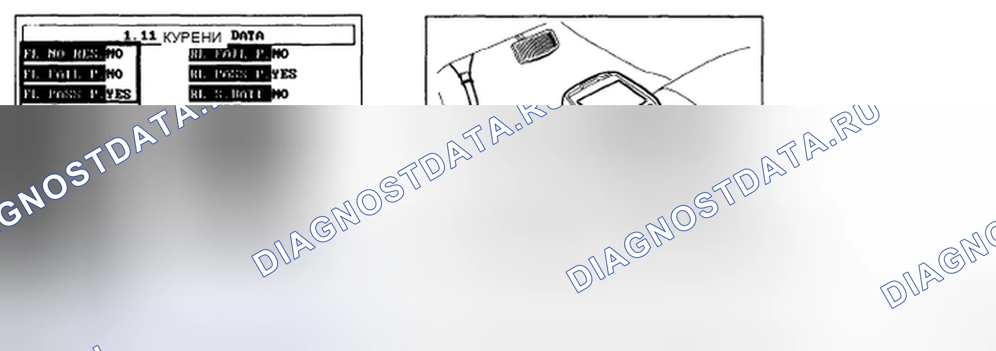 Рис. 27: МОНИТОРИНГ ДАННЫХ SCANTOOL. Kia Sedona II