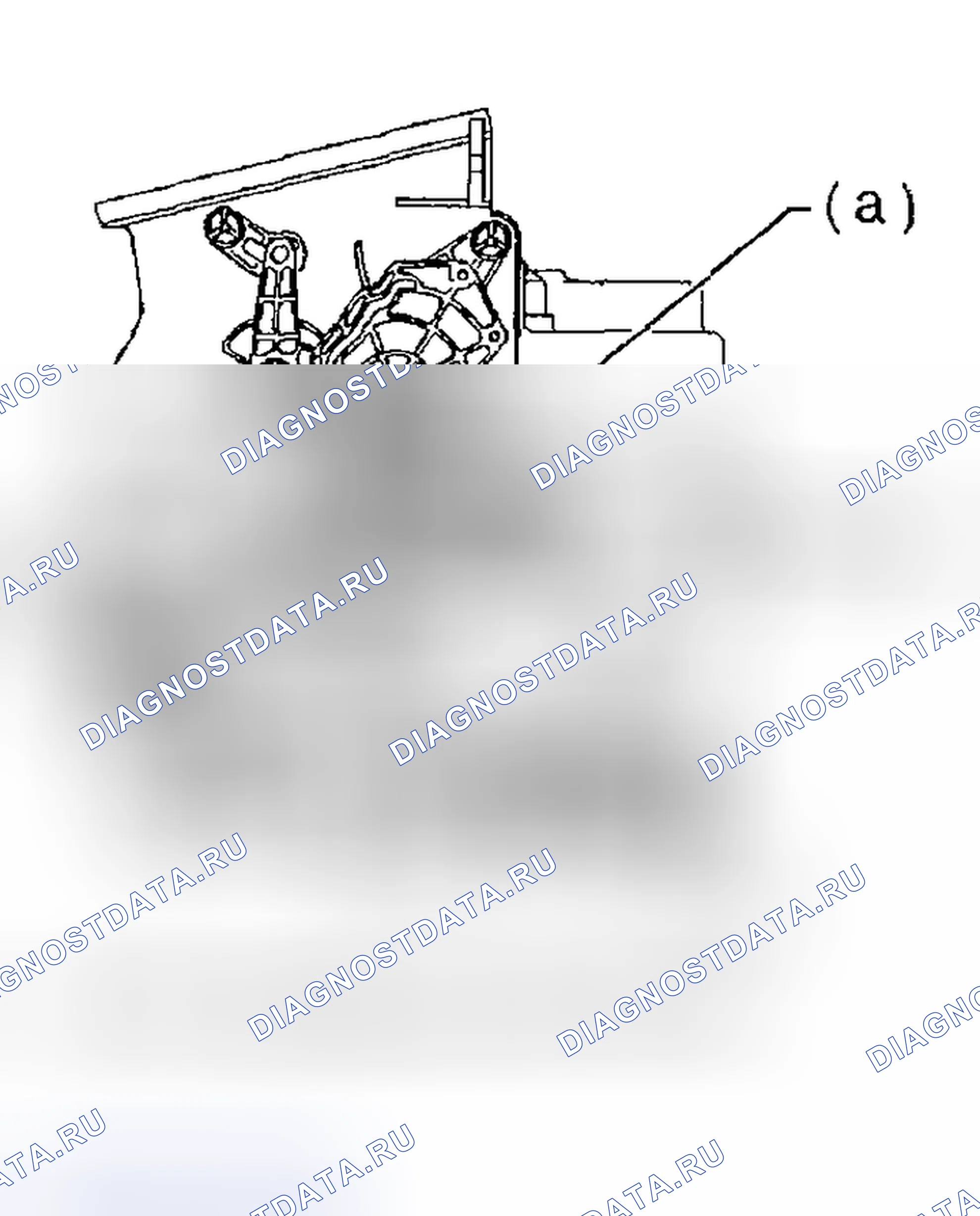 Рис. 58: РЫЧАЖНЫЙ МЕХАНИЗМ УПРАВЛЕНИЯ. Subaru Outback BH