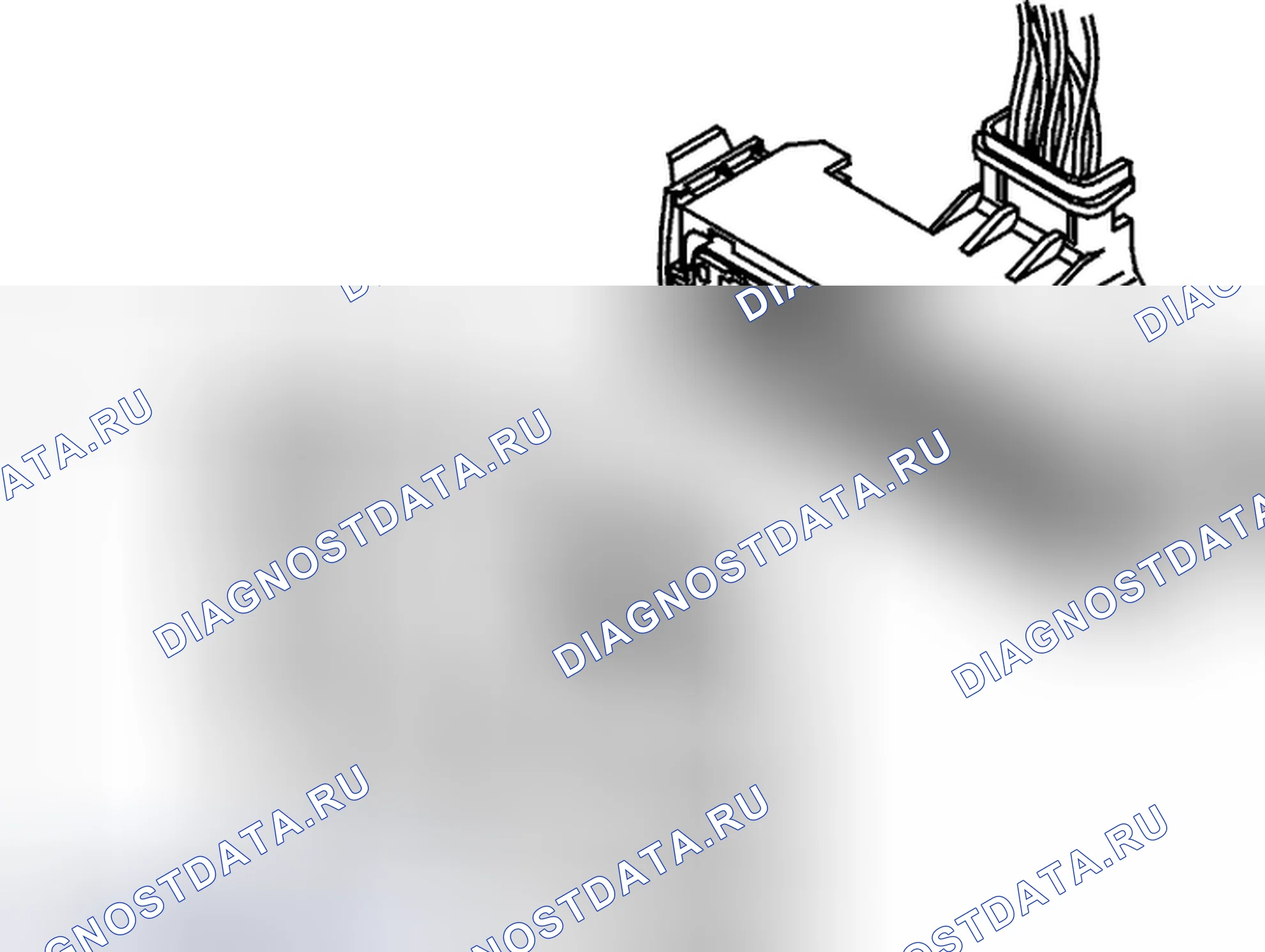 Рис. 410: Сборка разъема. Volvo S80 I рестайлинг