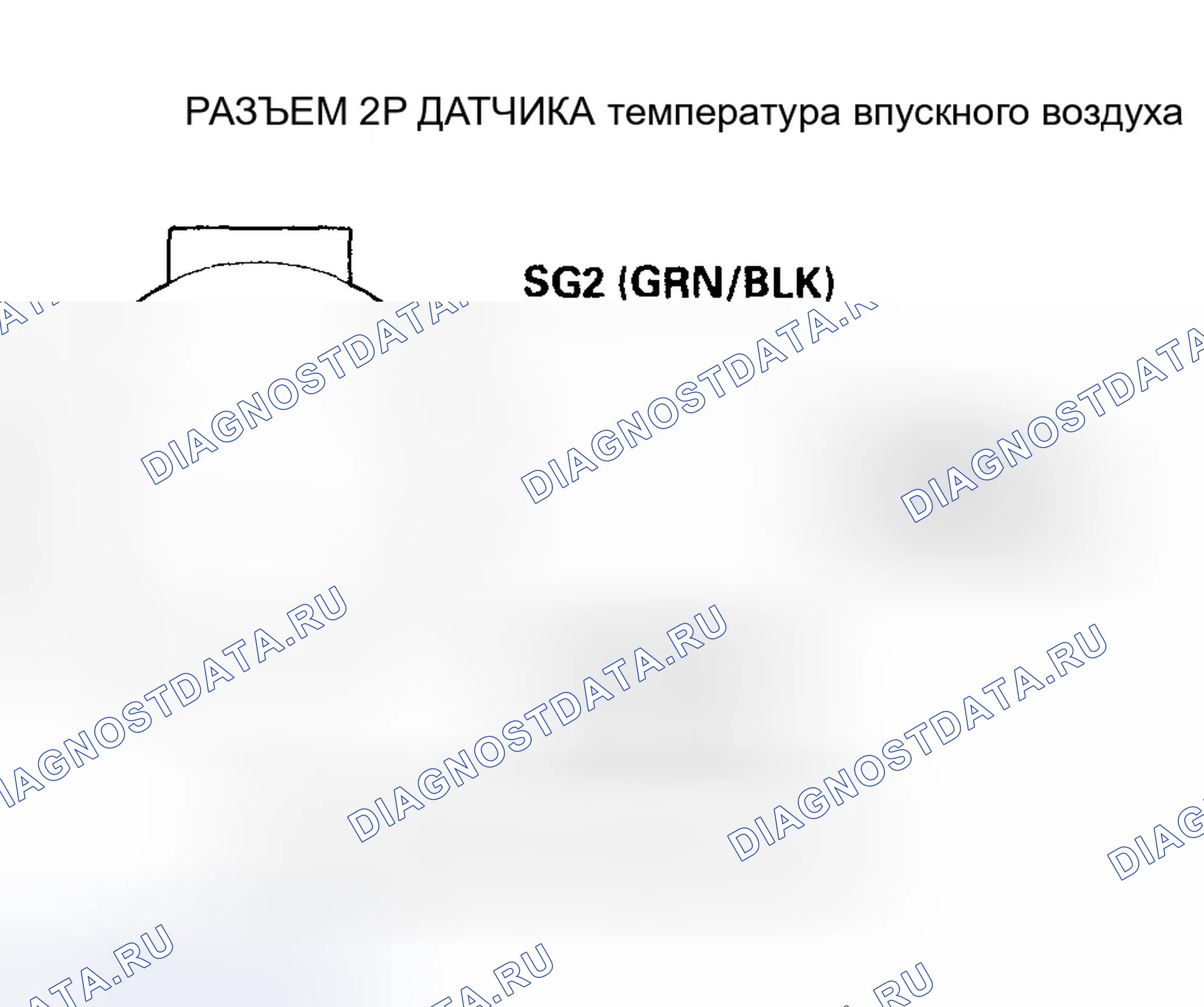 Рис. 164: расшифровка кода ошибки P0113 - ' 01 Модель: Высоковольтная цепь датчика температура впускного воздуха. Honda Odyssey II