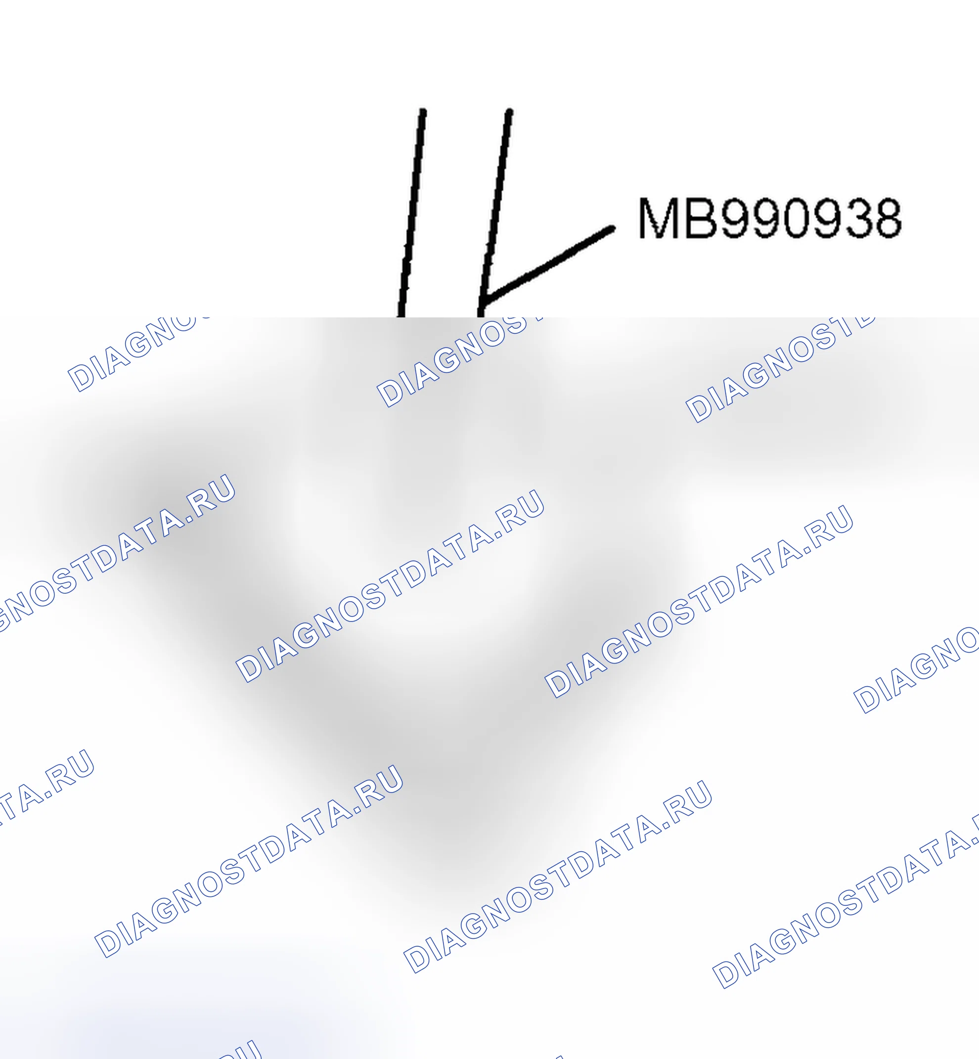 Рис. 288: > > D < < МОНТАЖ МАСЛЯНОГО УПЛОТНЕНИЯ. Mitsubishi Outlander I