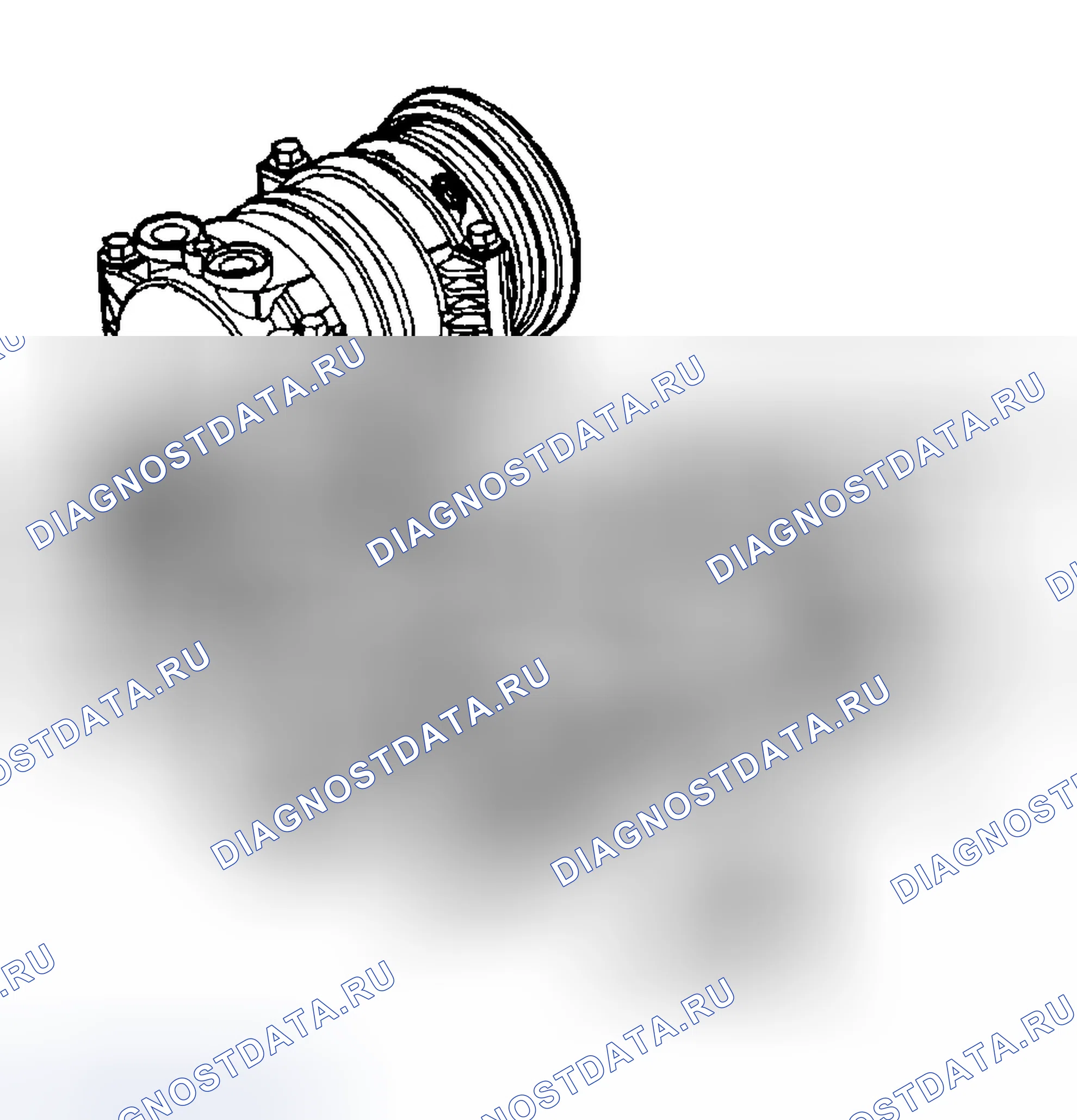 Рис. 61: Порядок демонтажа. Chevrolet Silverado 2500 