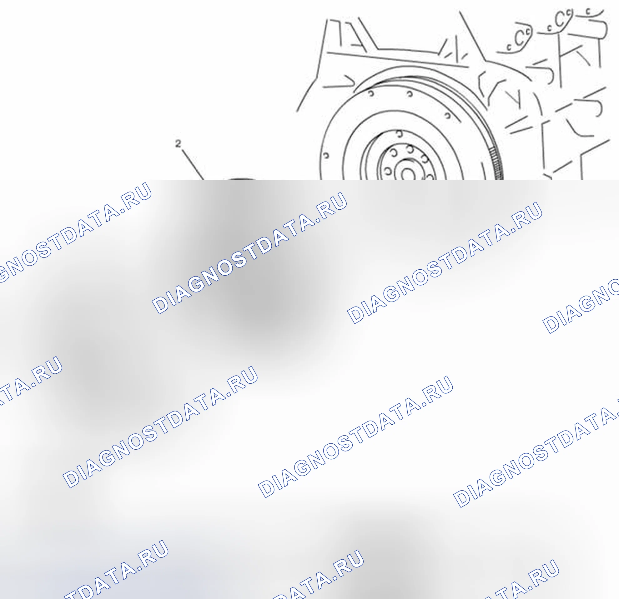 Рис. 9: Компоненты крышки сцепления и диска сцепления. Suzuki SX4 I рестайлинг