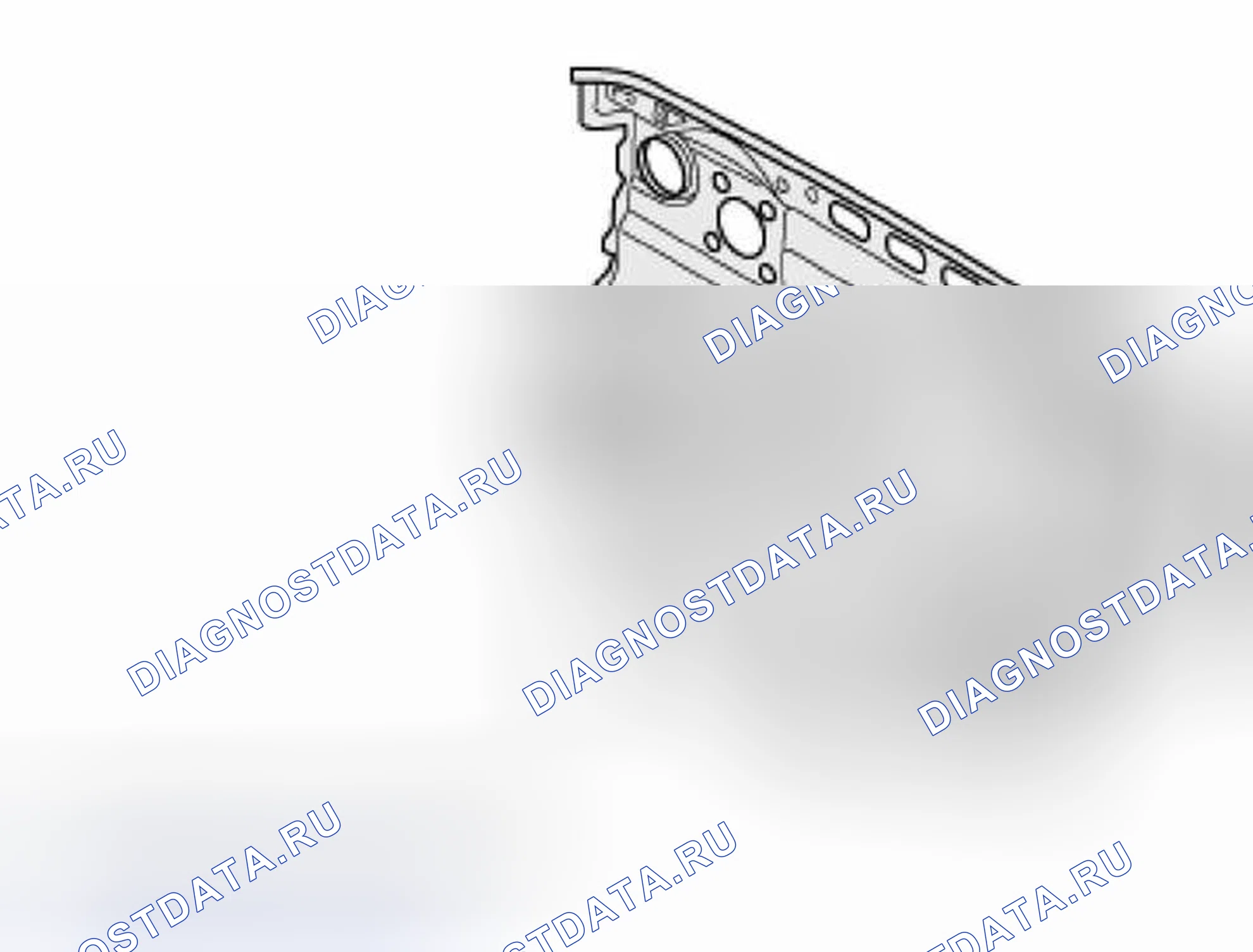 Рис. 75: Замена передней стенки. Porsche Boxster 986