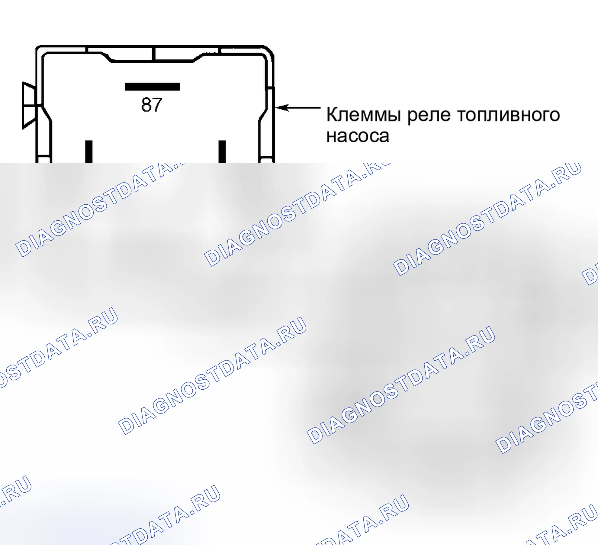 Рис. 22: Реле топливного насоса. BMW Z8 E52