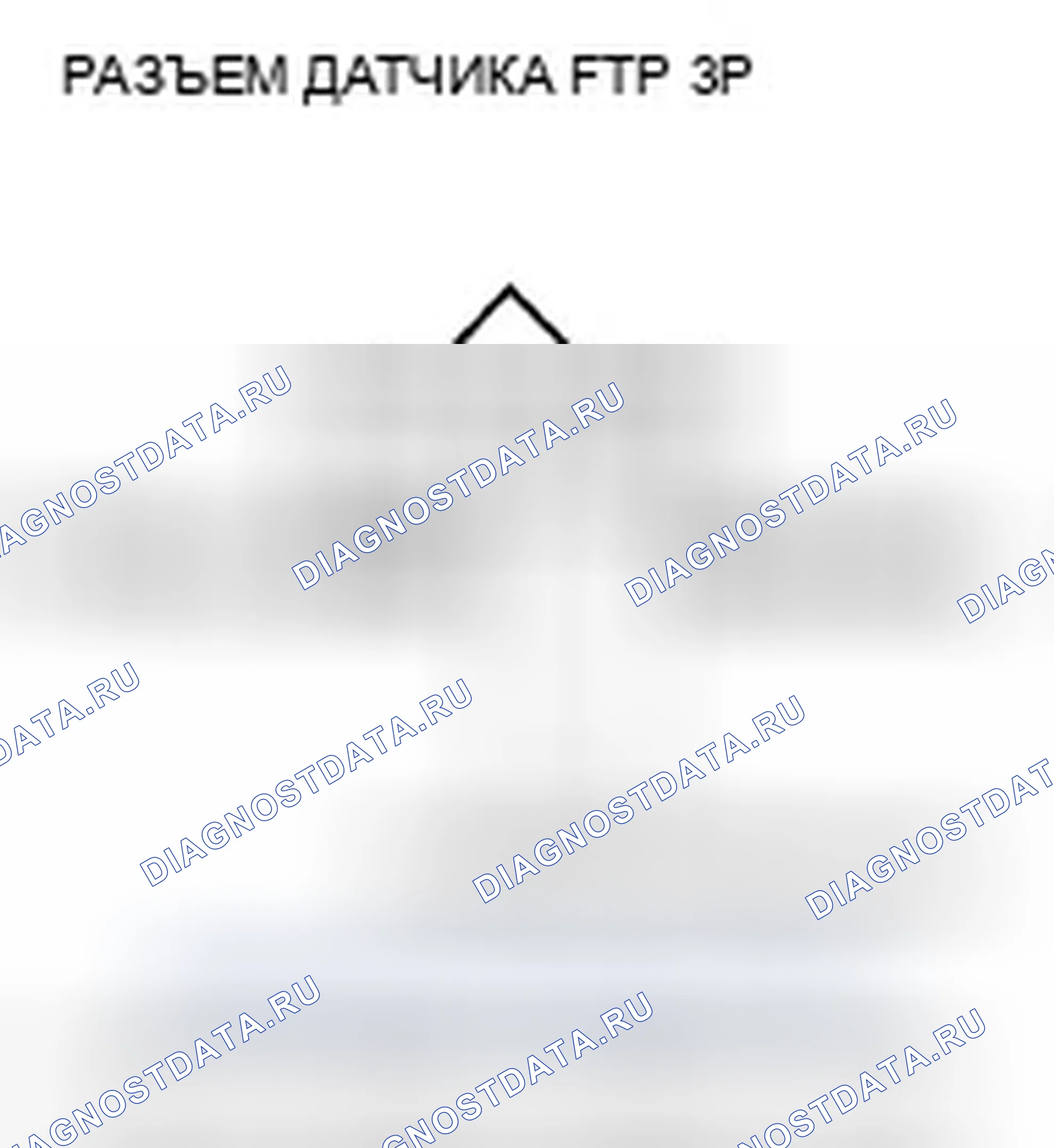 Рис. 56: P0453 расшифровка кода ошибки: высокое напряжение цепи датчика FTP. Honda Fit GE