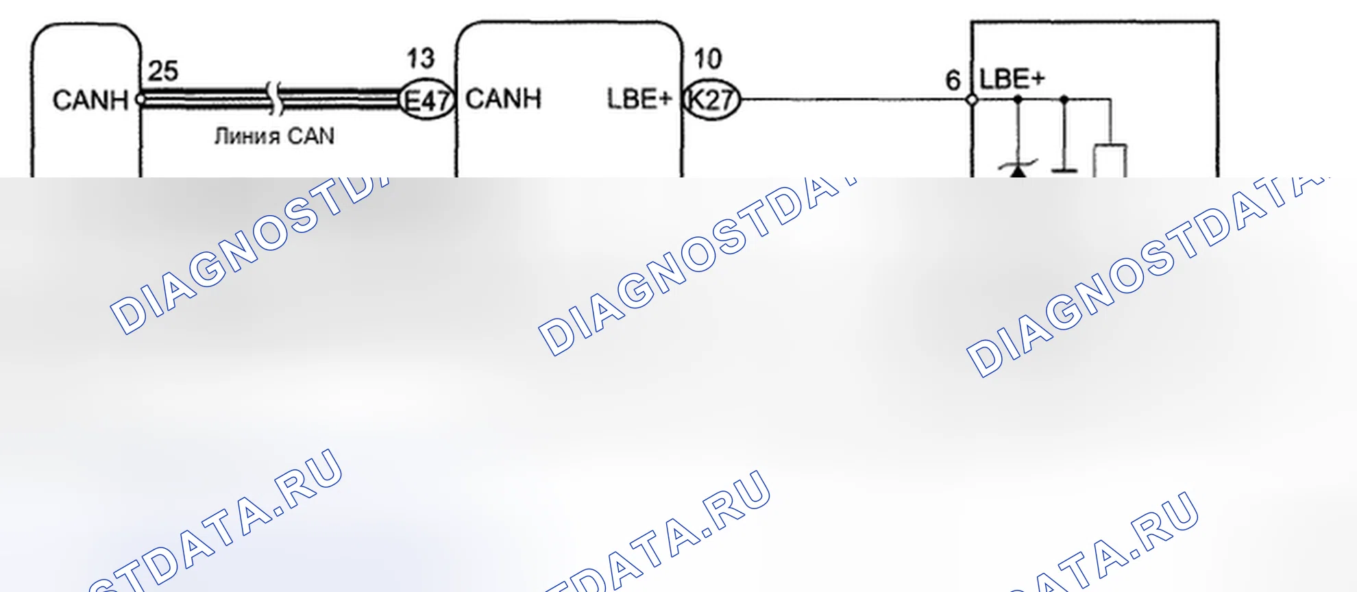 Рис. 3: электросхема. Toyota Land Cruiser 200