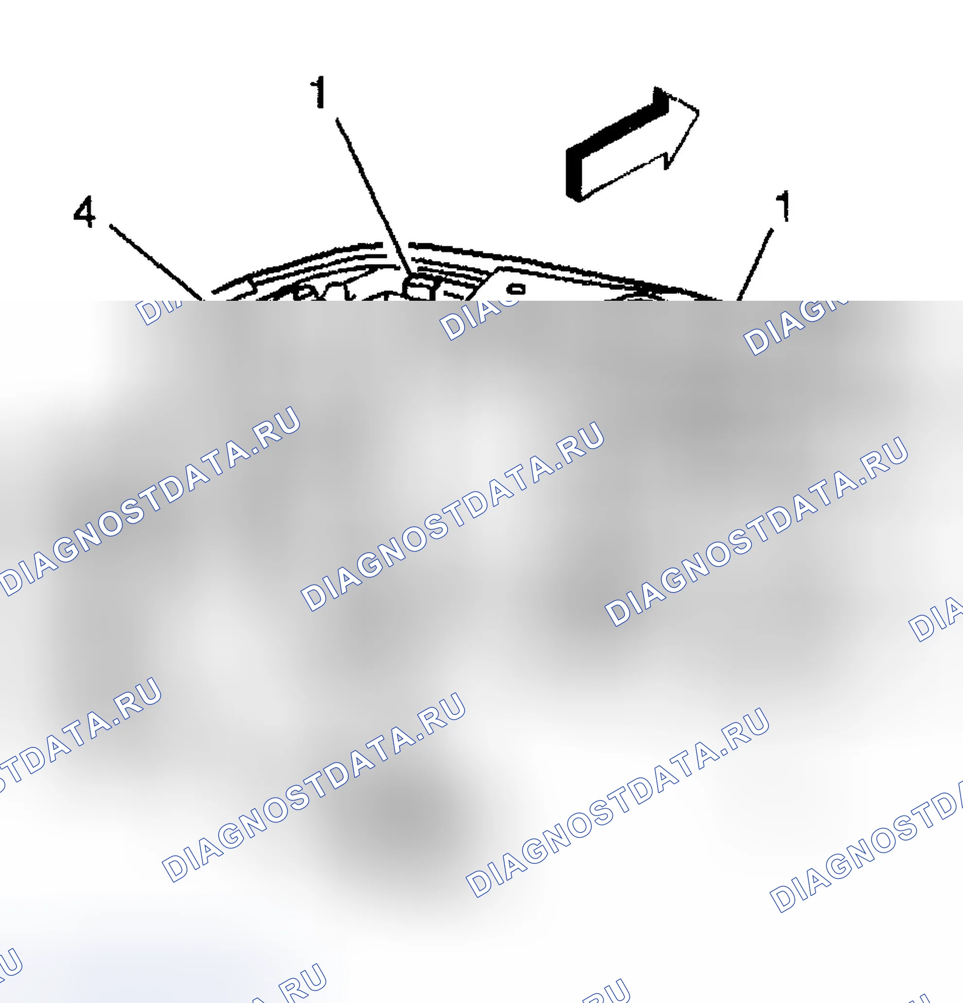 Рис. 217: Процедура установки. Chevrolet TrailBlazer I