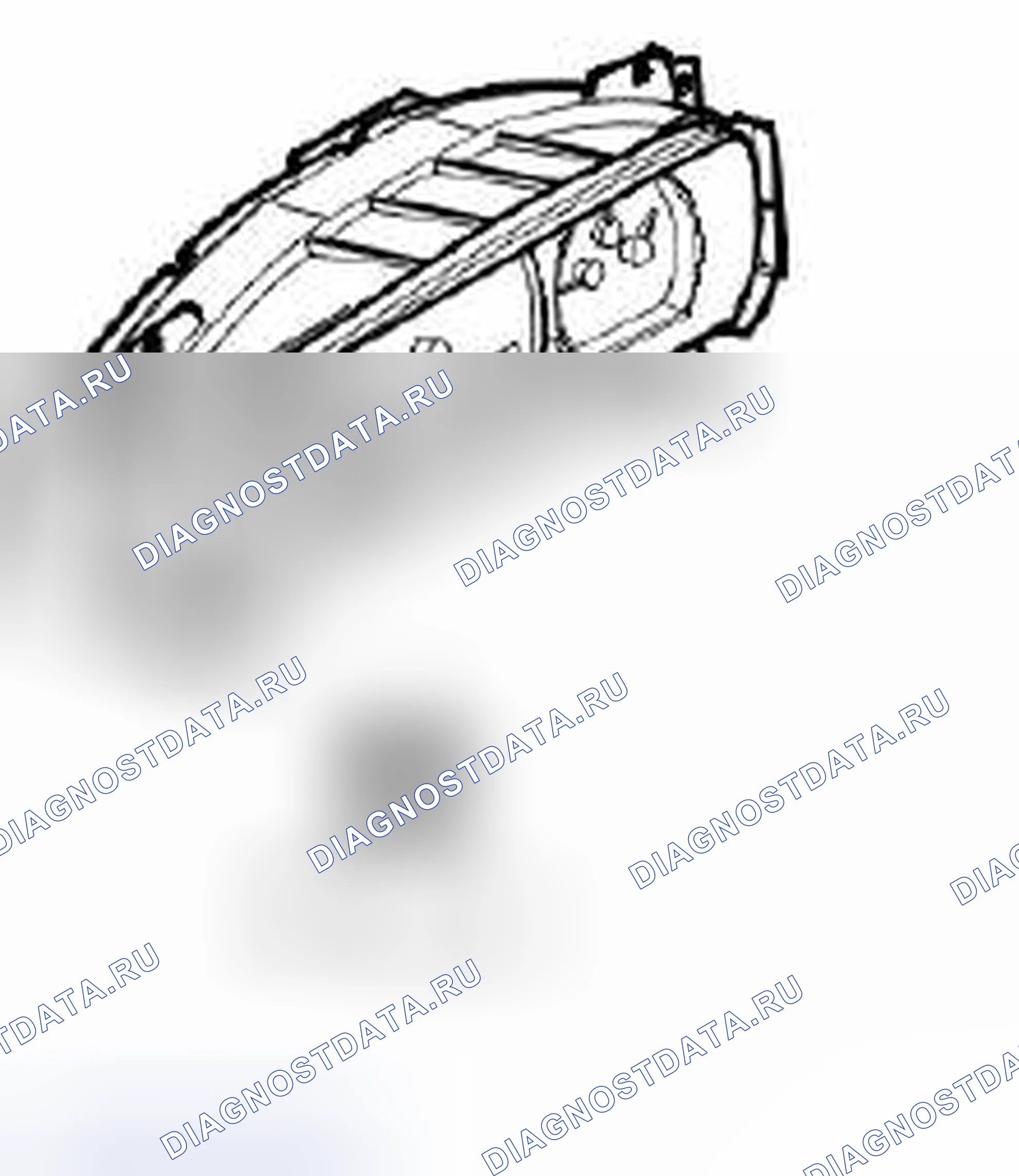 Рис. 133: Идентификация спидометра. Kia Picanto III