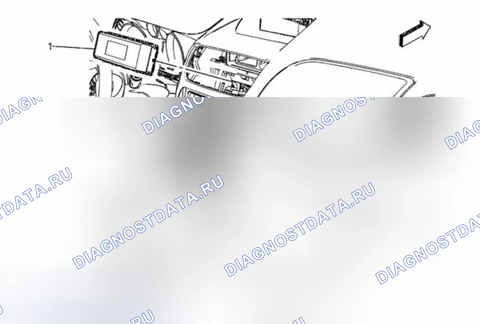 Рис. 10: Замена обогревателя и кондиционера (C67). Buick Encore I