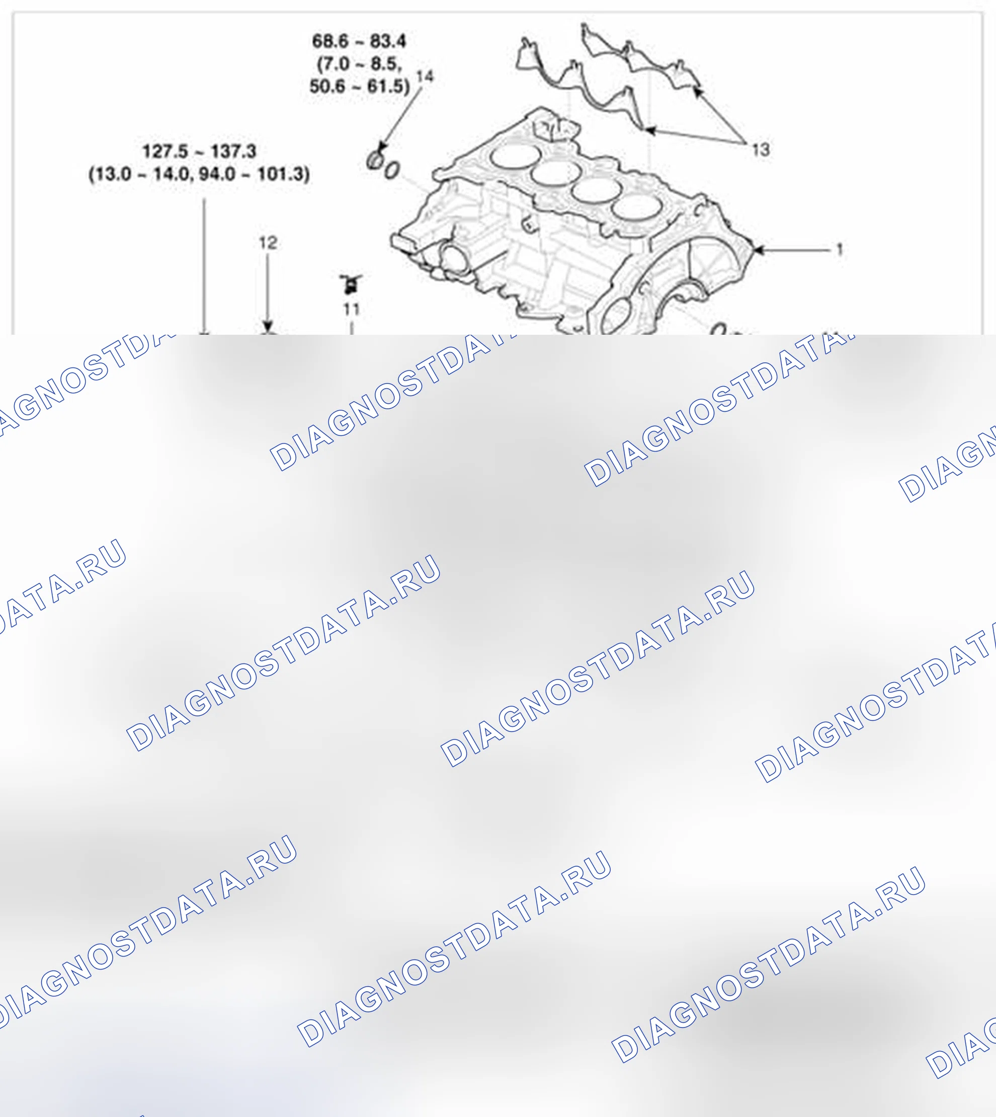 Рис. 239: Компоненты. BMW 6 серия F06/F13/F12