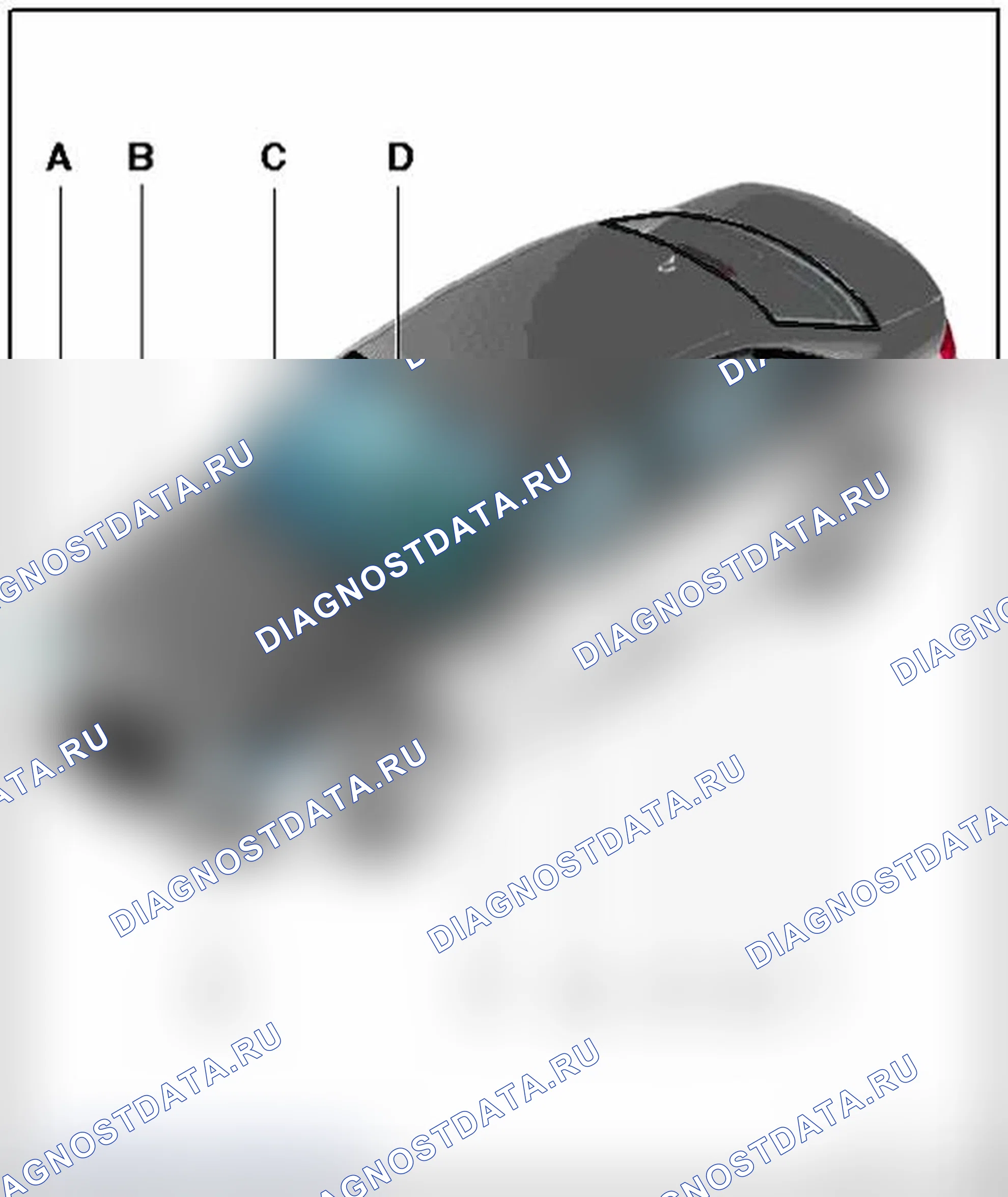 Рис. 62: РАЗМЕРЫ ЗАЗОРОВ. Audi S4 B8 рестайлинг