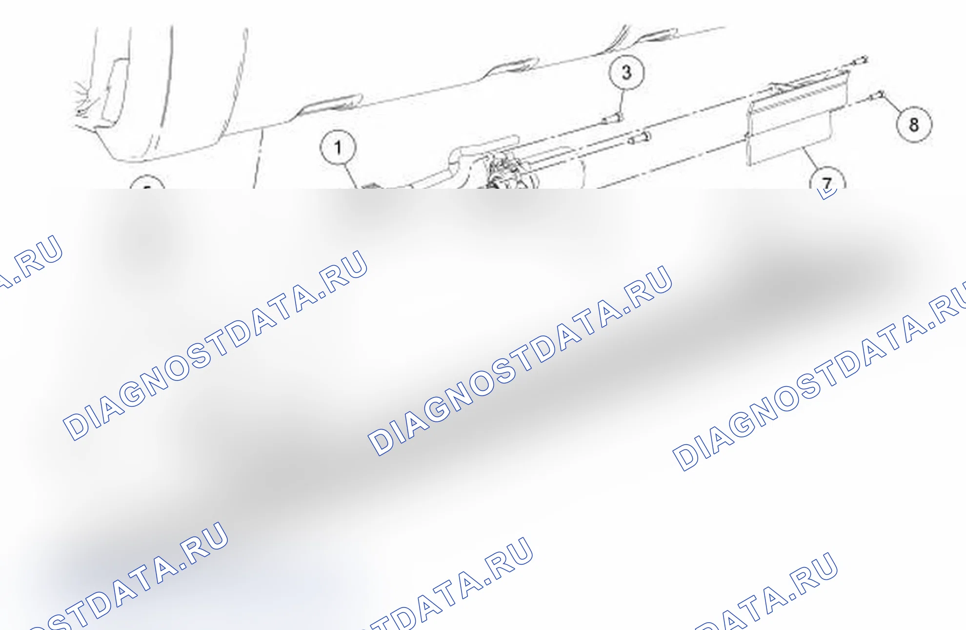 Рис. 30: Двигатель силовой ходовой платы (PRB). Ford Explorer Sport Trac II