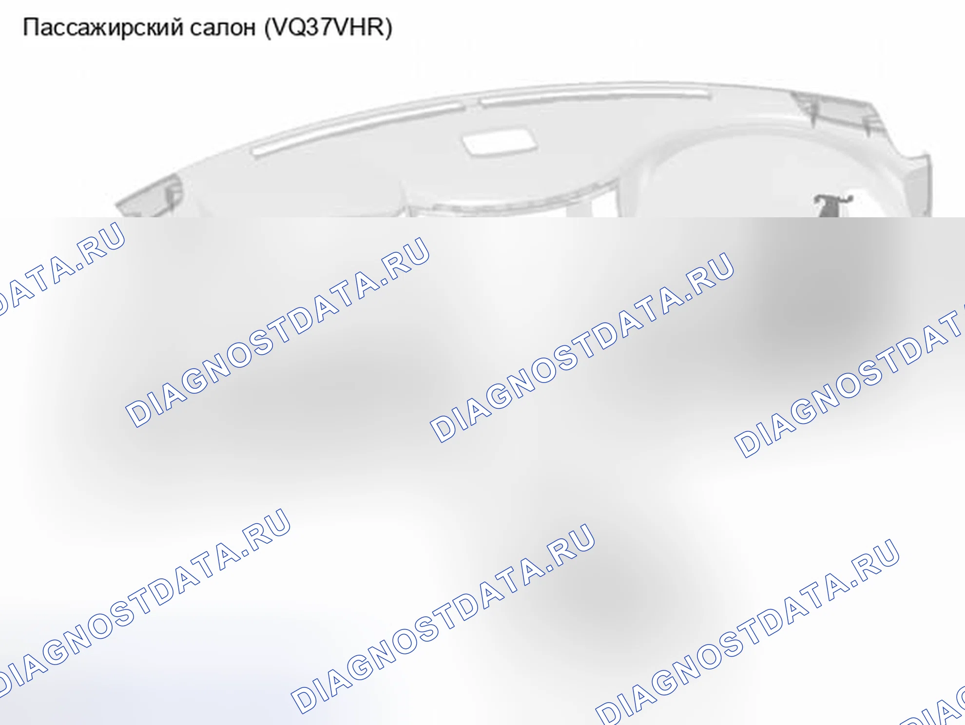 Рис. 50: Пассажирский салон. Infiniti FX37 II рестайлинг