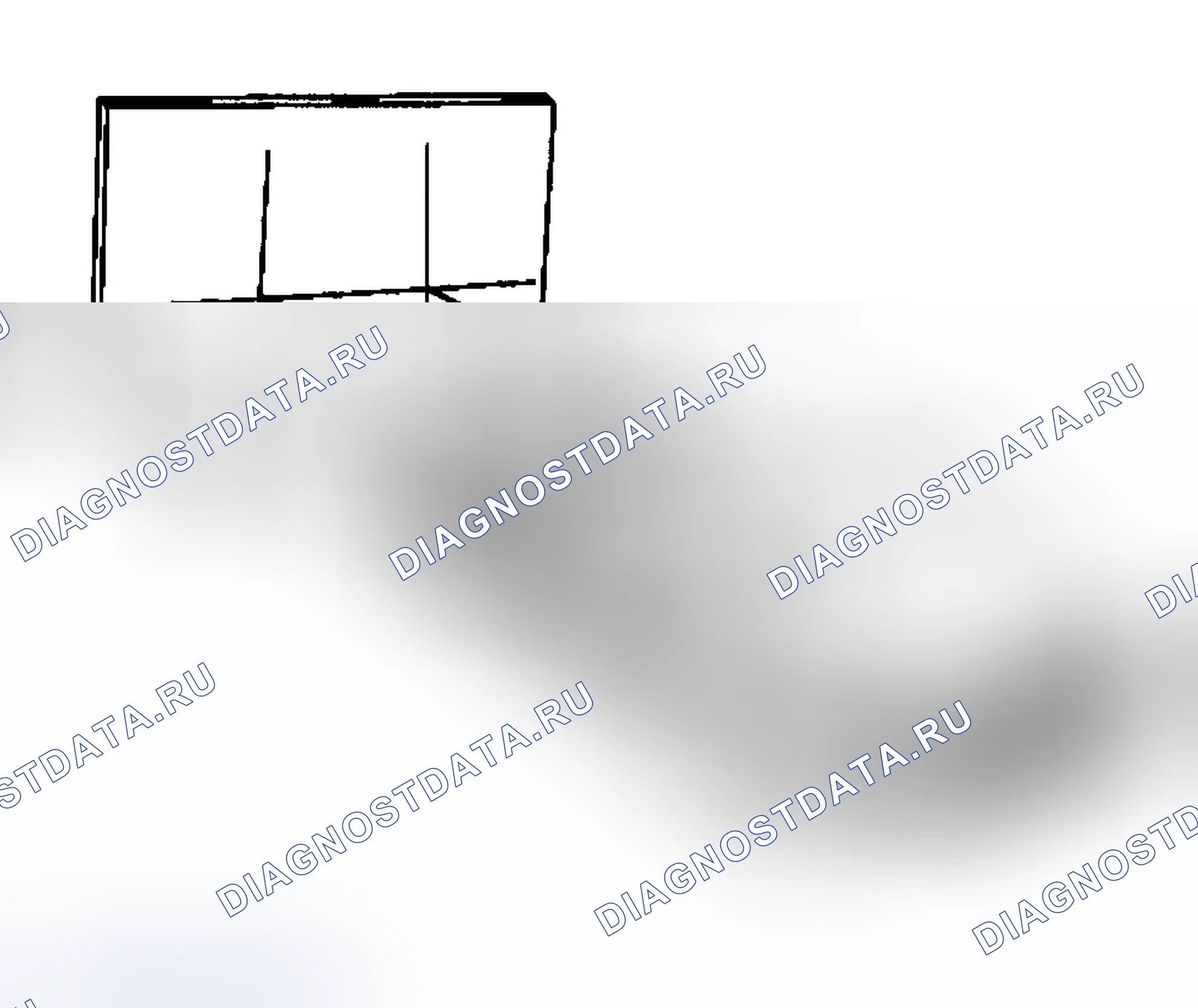 Рис. 255: Экранный метод прицеливания фарами (визуальная цель). Chevrolet Suburban K2500 GMT800
