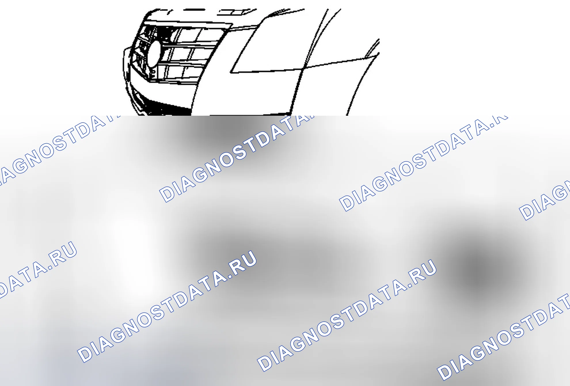 Рис. 10: Замена передней противотуманной фары (без T96). Cadillac CTS II