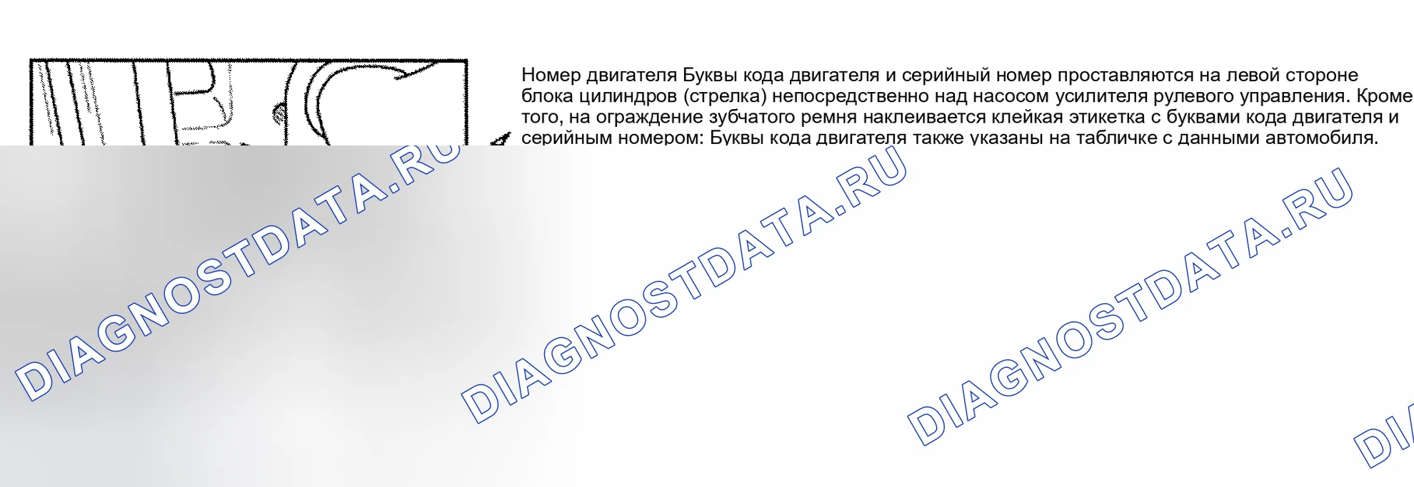 Рис. 1: ИДЕНТИФИКАЦИЯ ДВИГАТЕЛЯ. Audi S8 D2 рестайлинг 2
