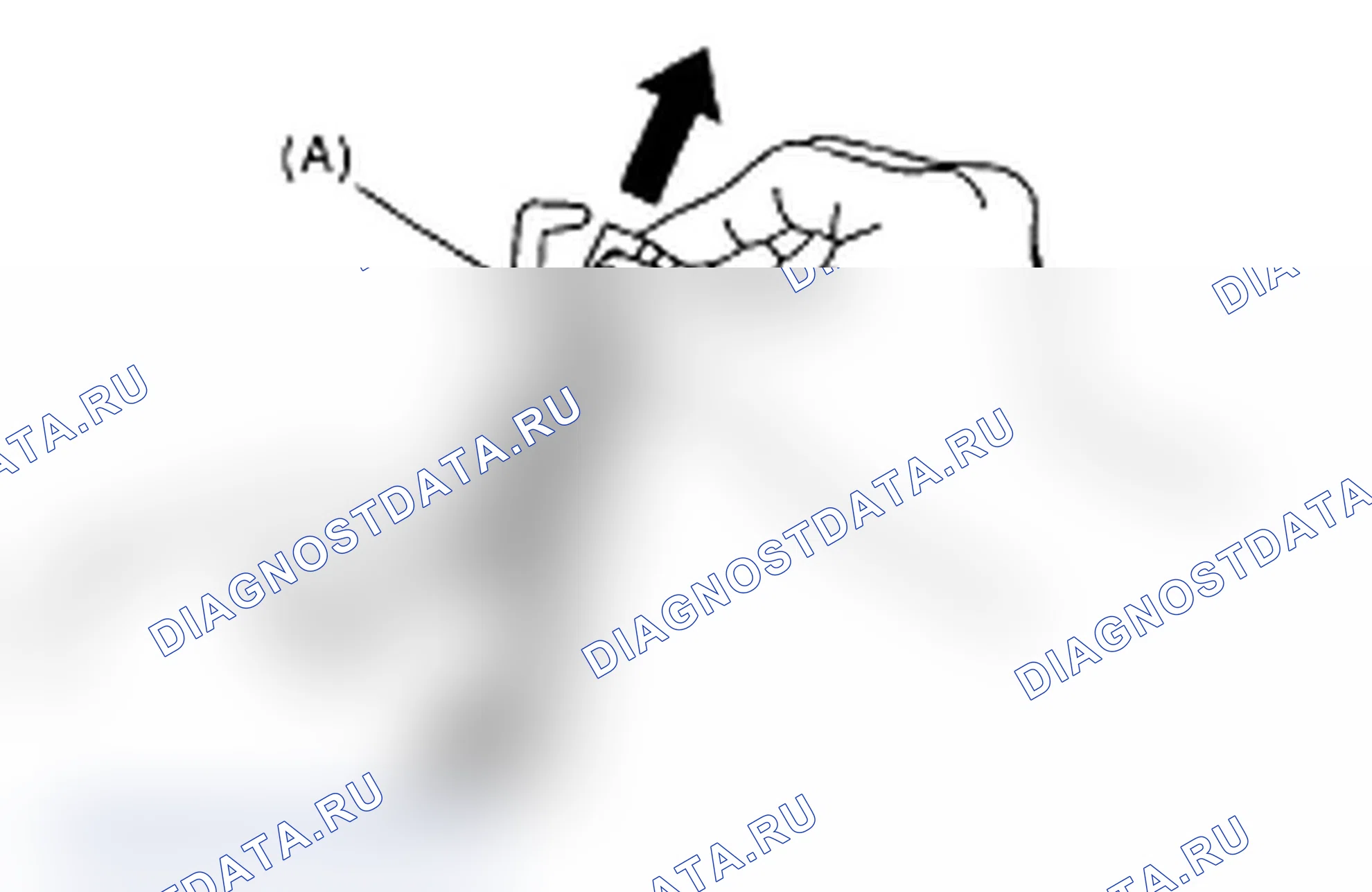 Рис. 46: Протягивание резины стеклоочистителя. Subaru Impreza WRX GD/GG рестайлинг 2