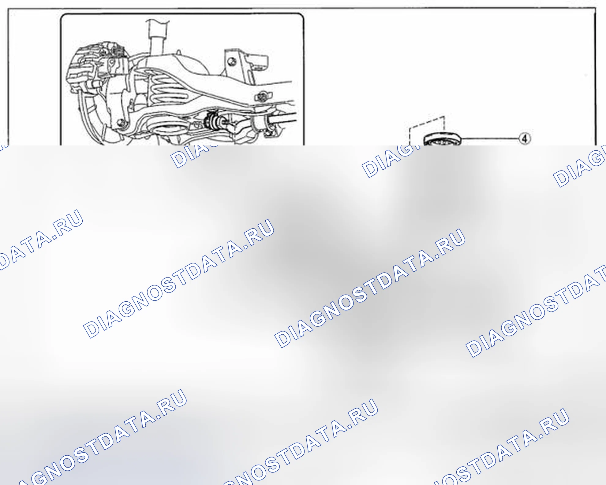 Рис. 5: ДЕМОНТАЖ / МОНТАЖ ЗАДНЕЙ ЦИЛИНДРИЧЕСКОЙ ПРУЖИНЫ. Honda CR-V IV рестайлинг