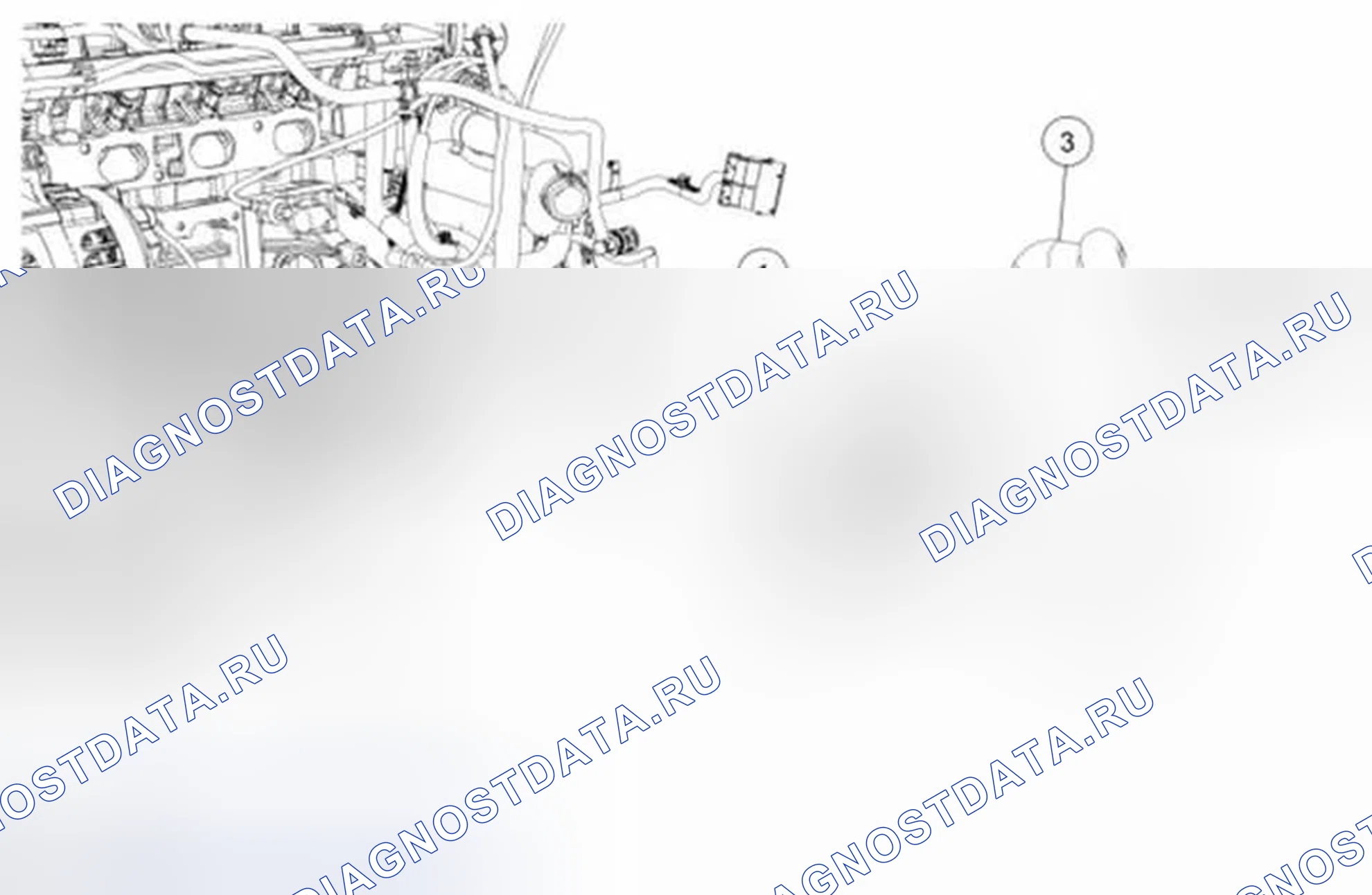 Рис. 13: Сепаратор газоотводного масла картера. Ford Fiesta Mk6