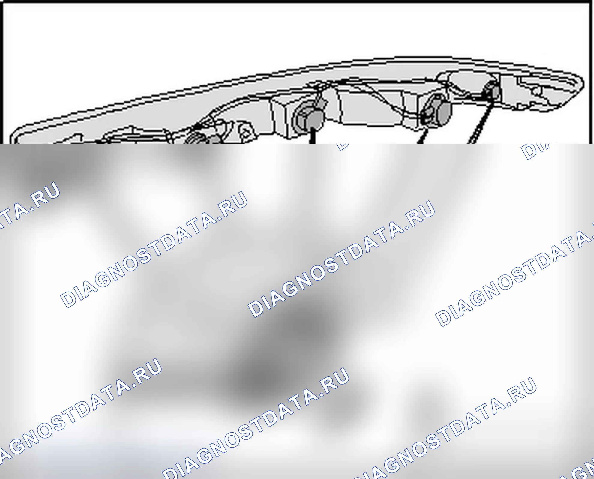 Рис. 127: ЛАМПЫ ЗАДНЕЙ ЛАМПЫ КРЫШКИ БАМПЕРА. Audi Q7 4L рестайлинг