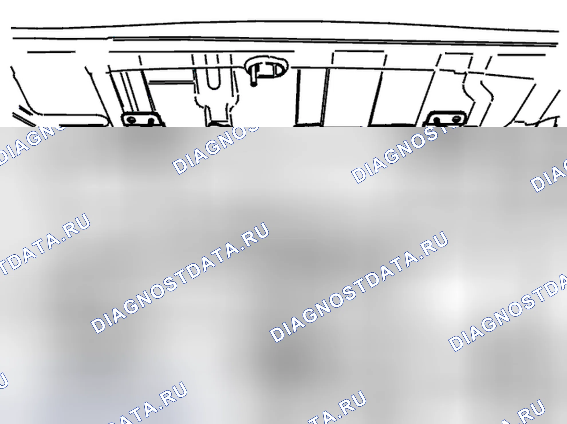 Рис. 253: Демонтаж бака. Volvo V70 II рестайлинг