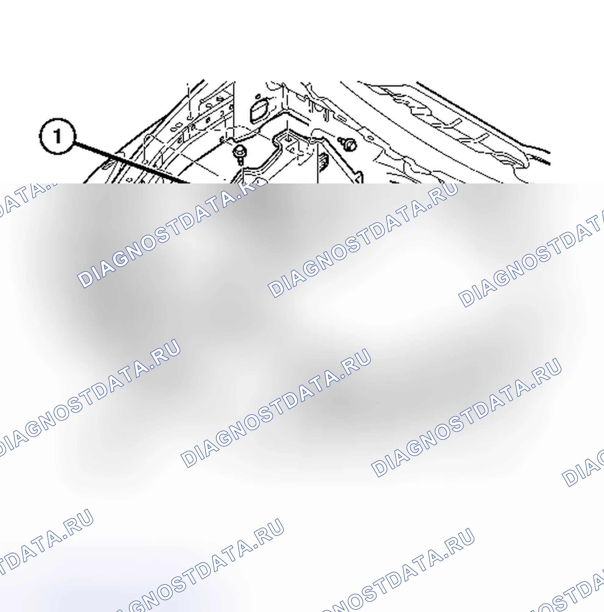 Рис. 19: ЛОТОК ДЛЯ АККУМУЛЯТОРОВ. Dodge Durango II рестайлинг
