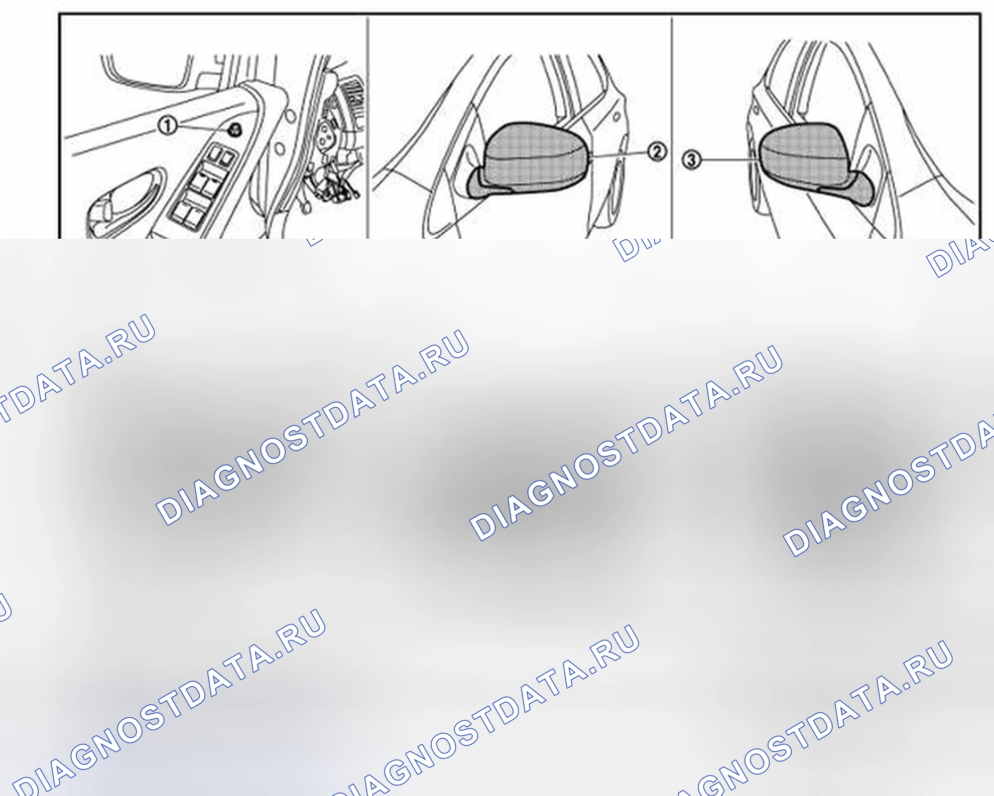 Рис. 1: Расположение компонентов. Nissan Murano Z51 рестайлинг 2