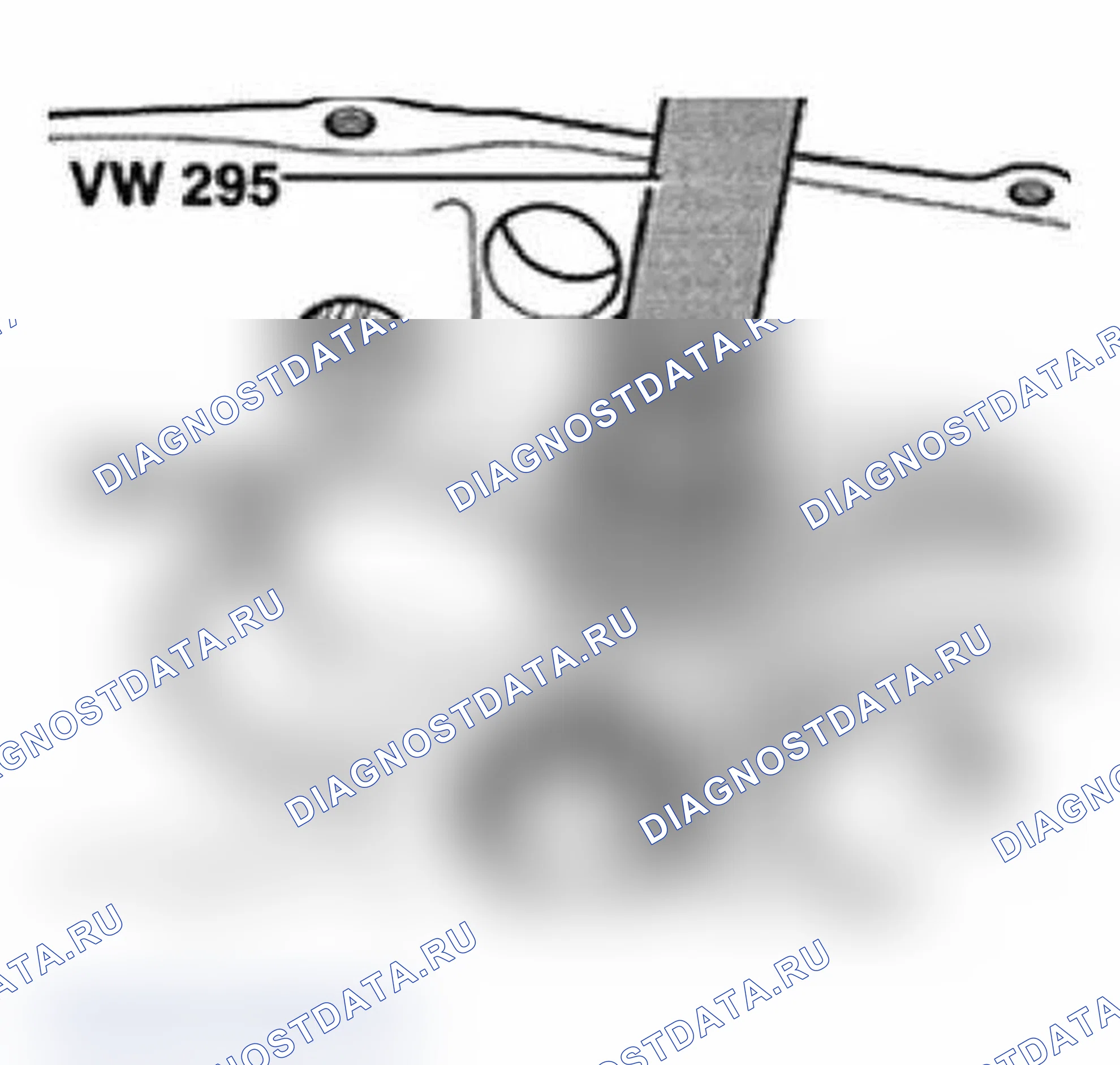 Рис. 140: Ведущая монтажная втулка для штока селектора 3-й и 4-й передач. Audi A4 B6