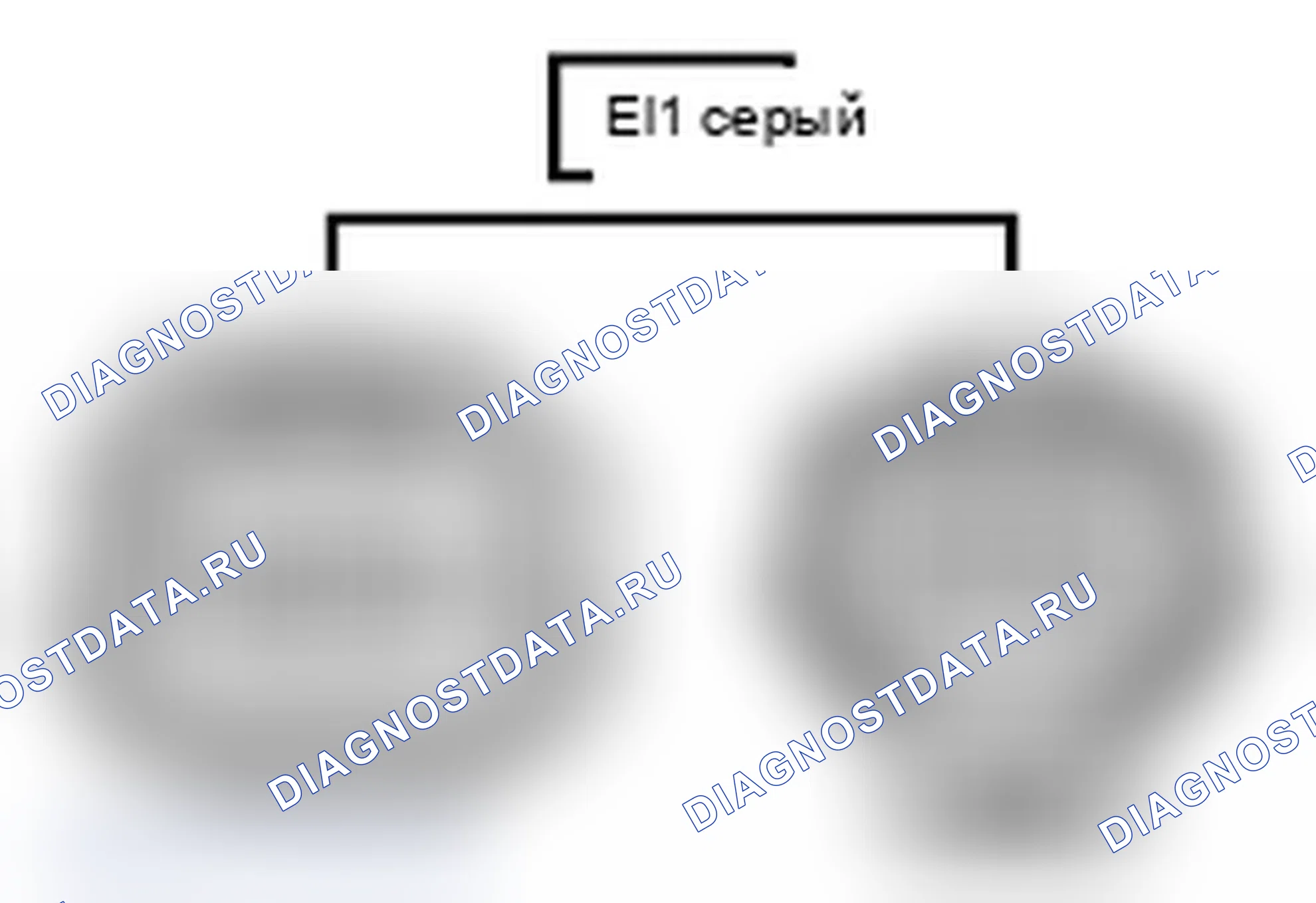 Рис. 546: Вид с торца линейного соединителя (EI1). Lexus IS F I