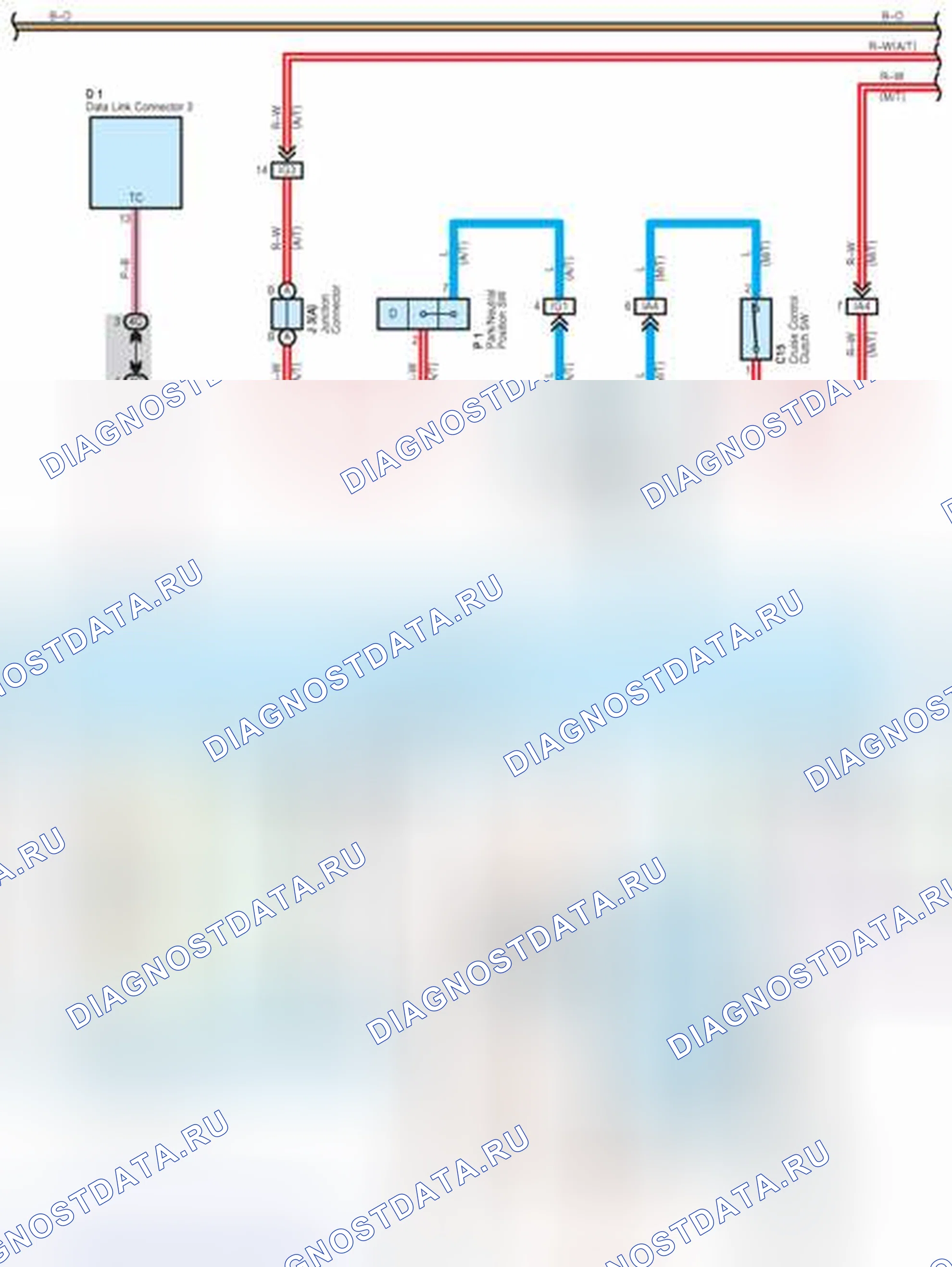 Рис. 475: Вид с торца разъема ПО памяти кресла (S30). Toyota 4Runner IV рестайлинг