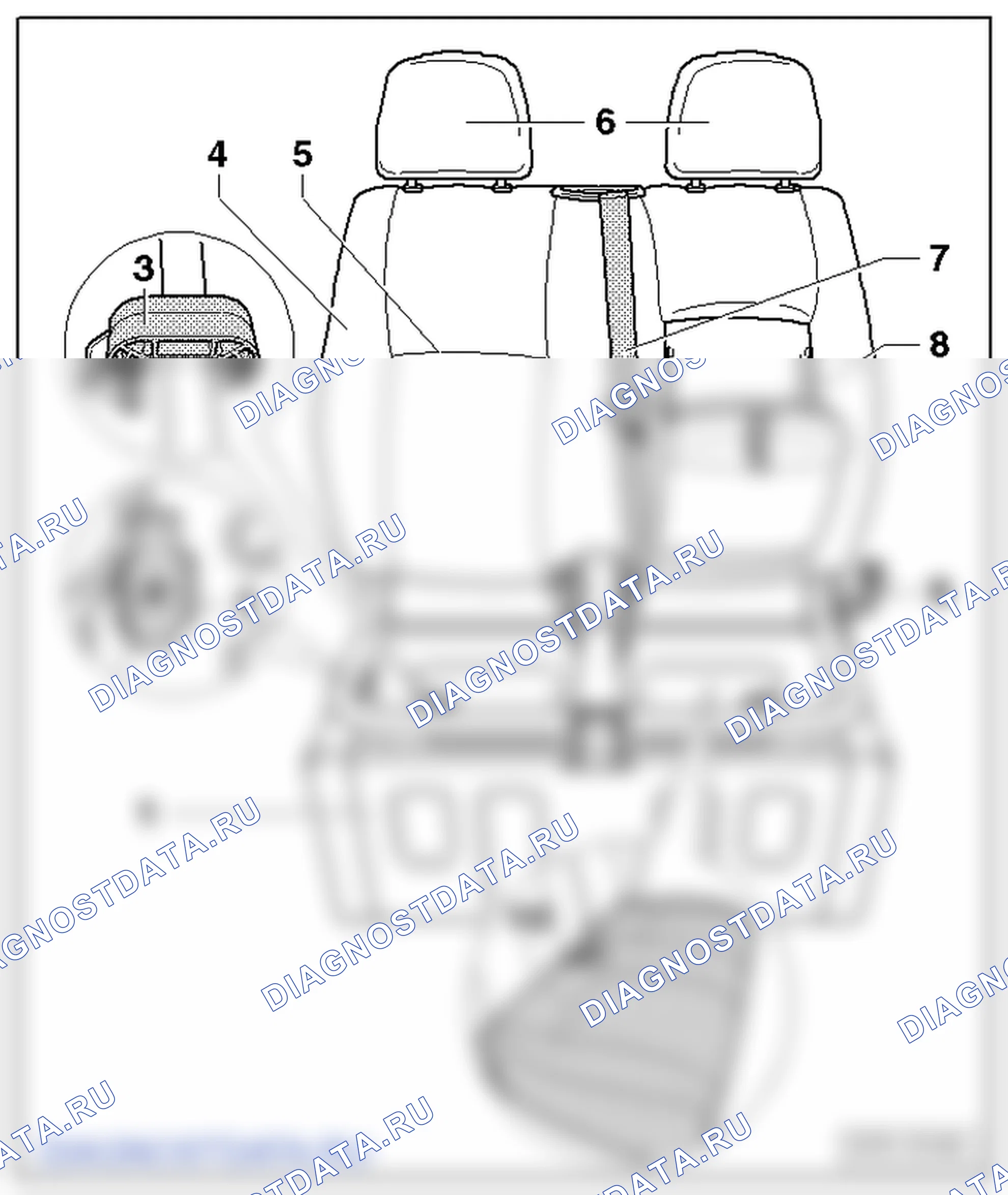Подушки и обивки передних сидений. Volkswagen Crafter I