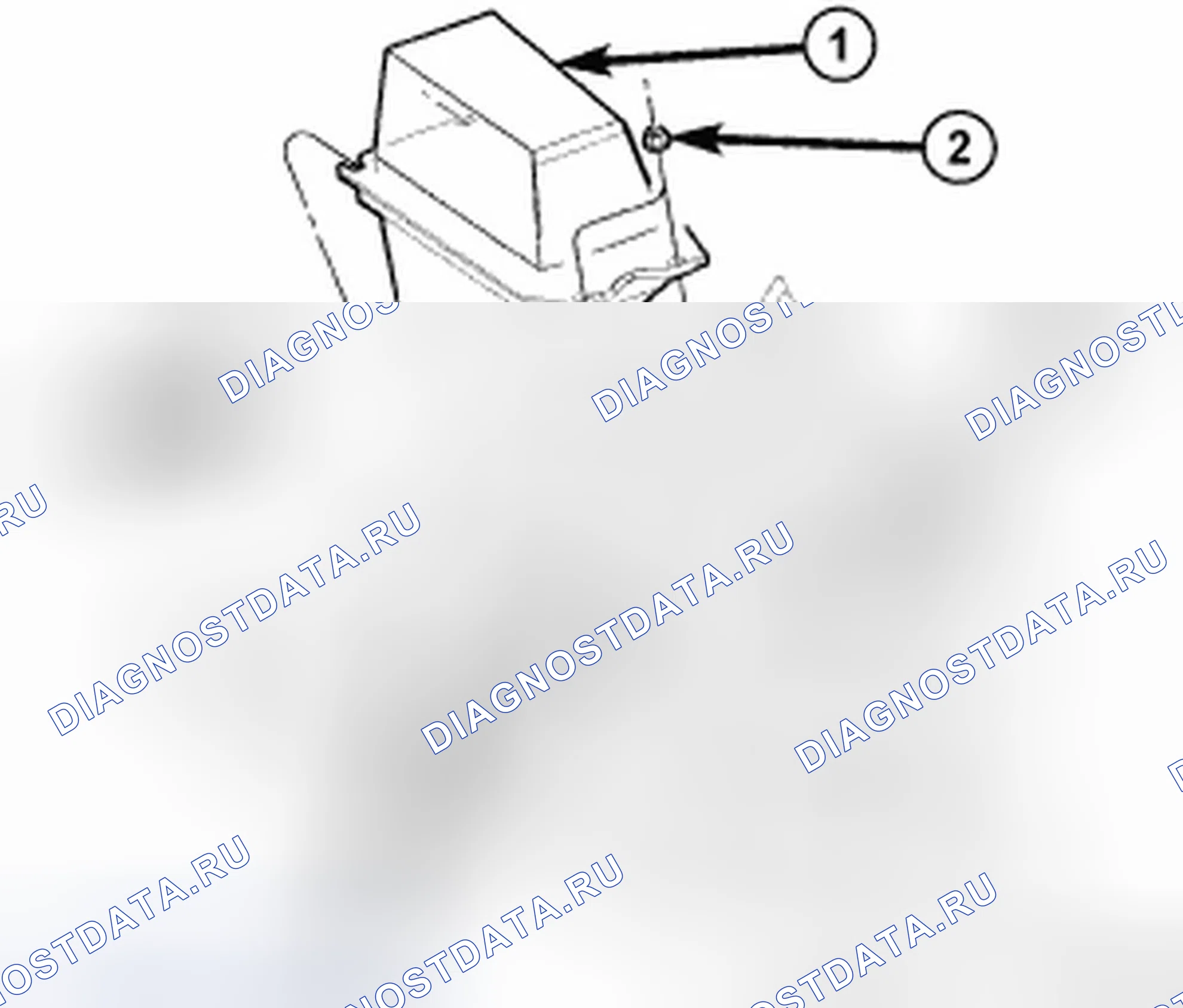 Рис. 74: РЕШЕТКА-ВОЗДУХОЗАБОРНИК. Dodge Nitro I
