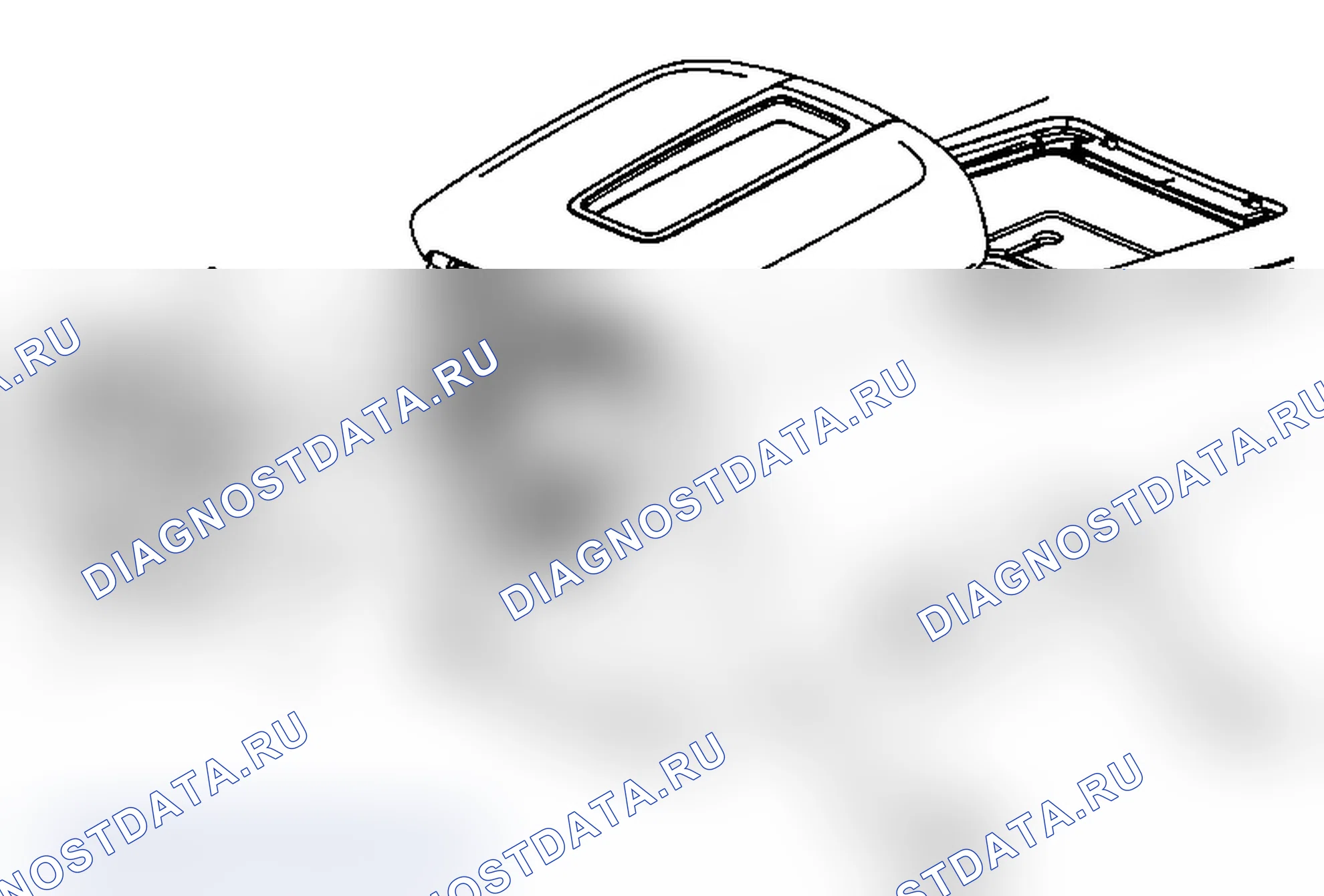 Рис. 42: Замена лицевой панели отсека передней напольной консоли. Chevrolet Cab & Chassis Silverado 3500 HD 
