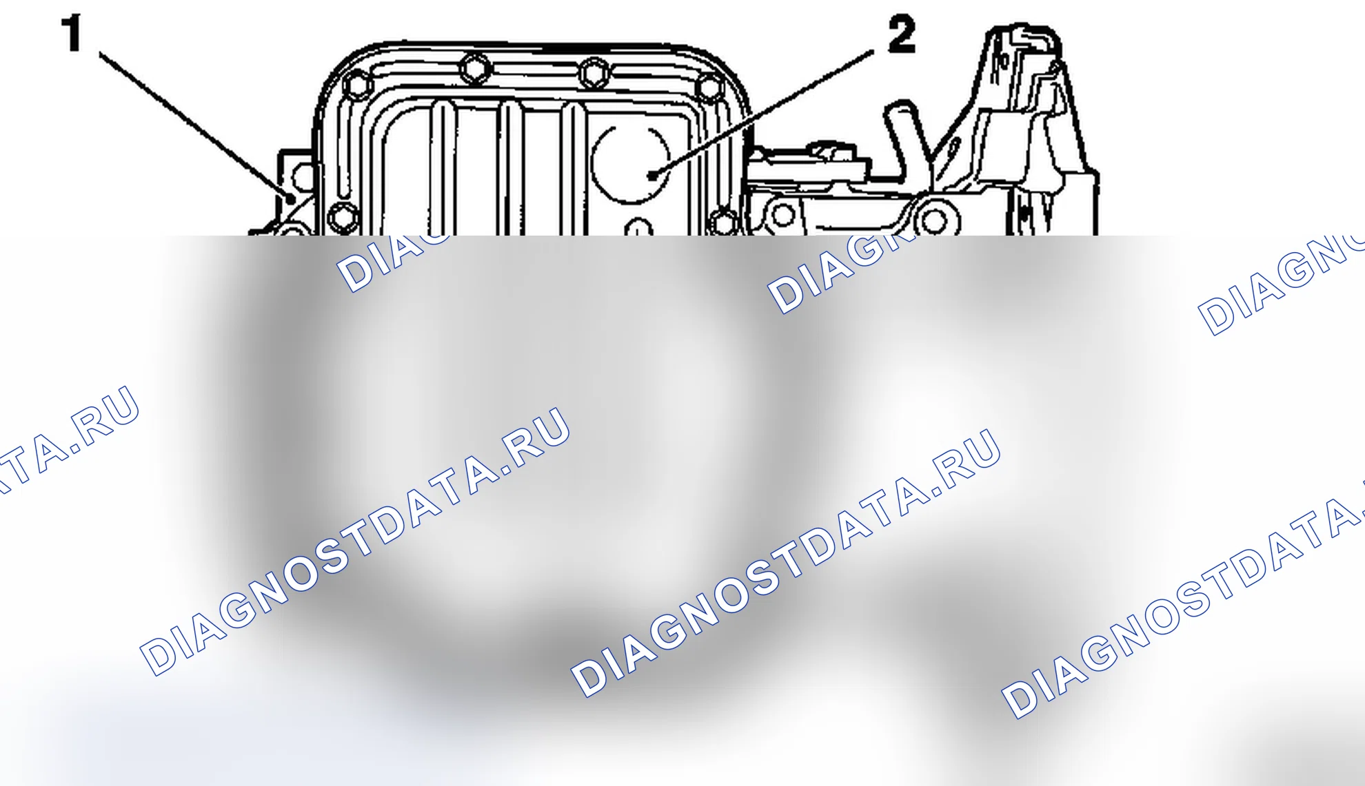 Масляный поддон Y 17 DT. Opel Astra G